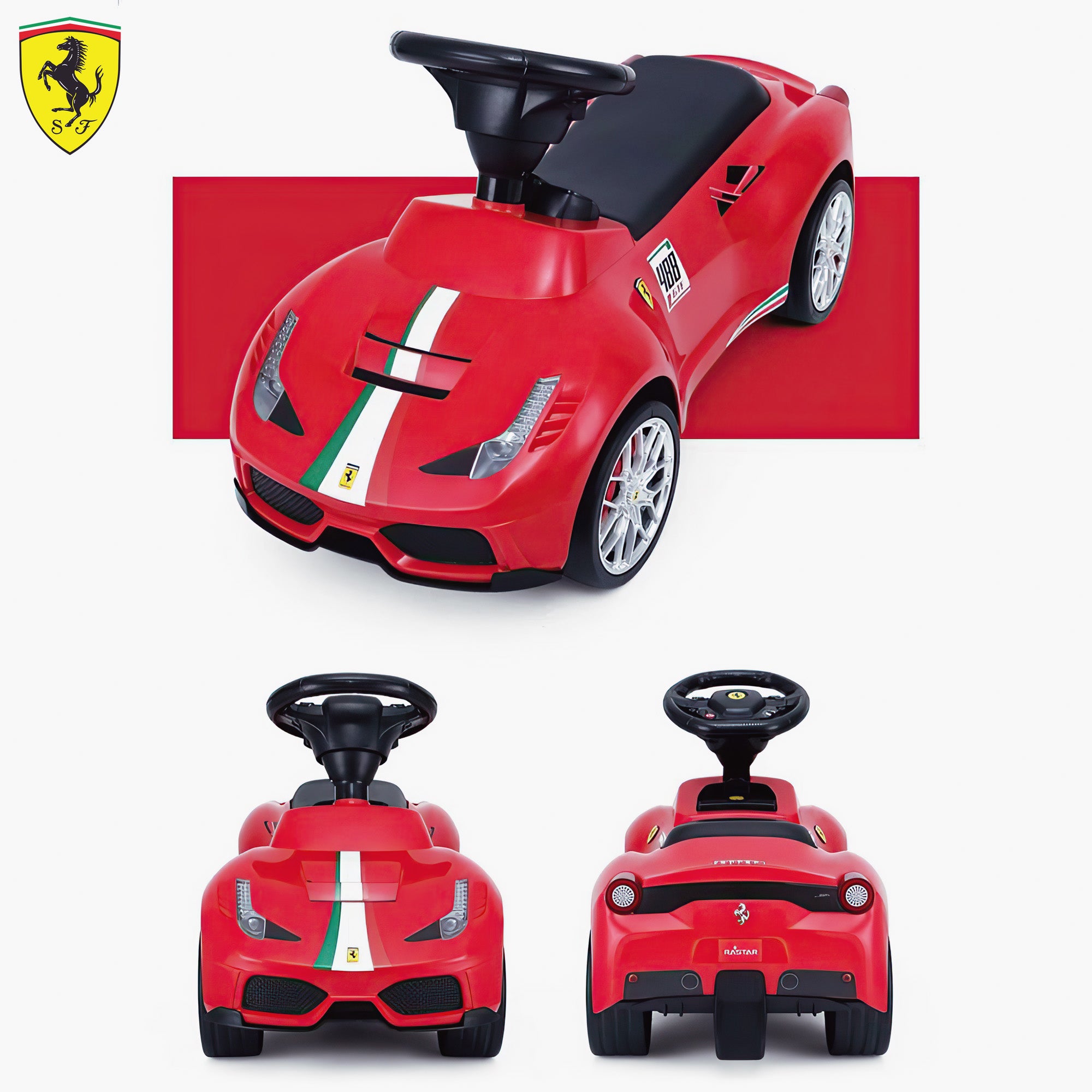 Ferrari 488 Push Along - Licensed