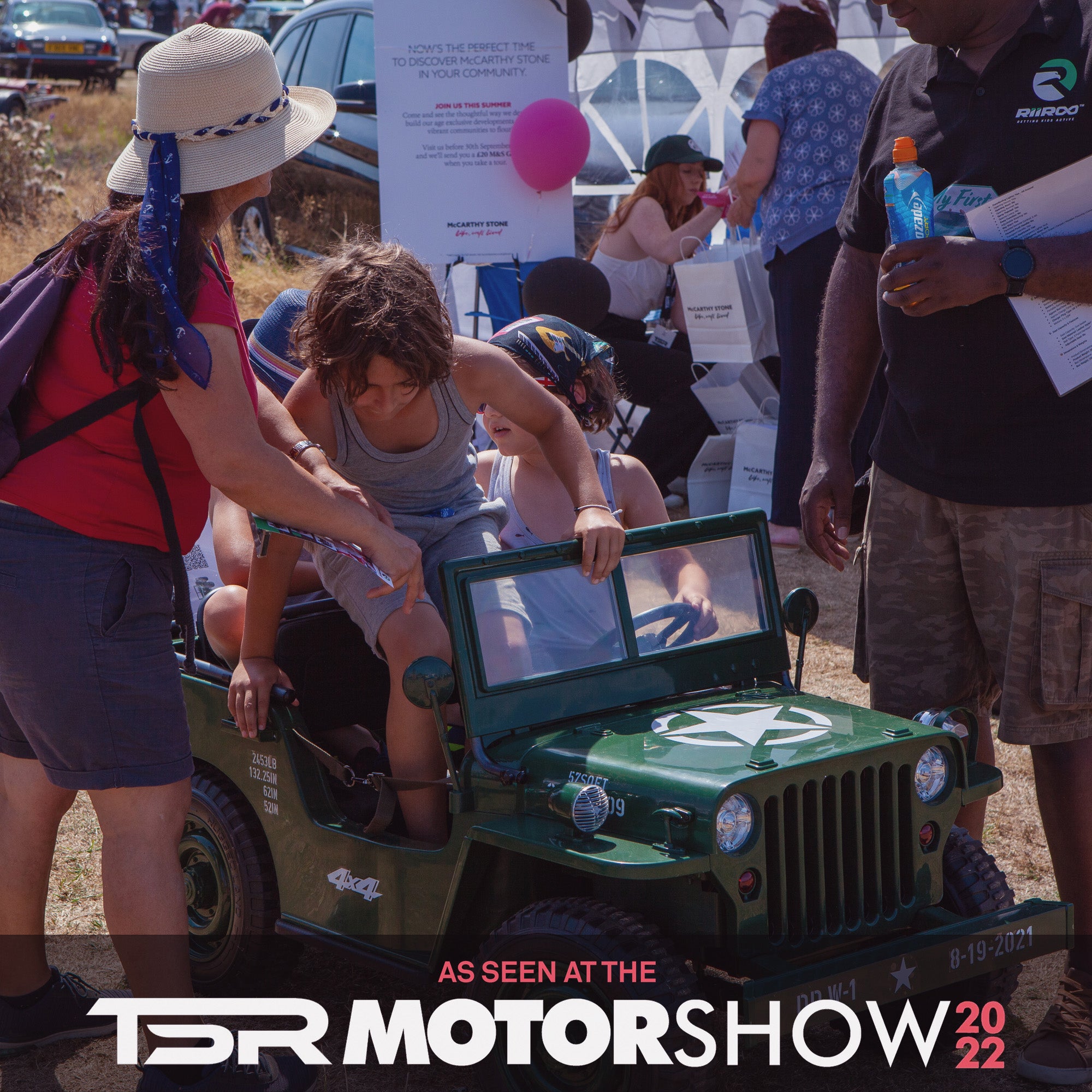 RiiRoo 24V 4WD Off-Road Army Jeep