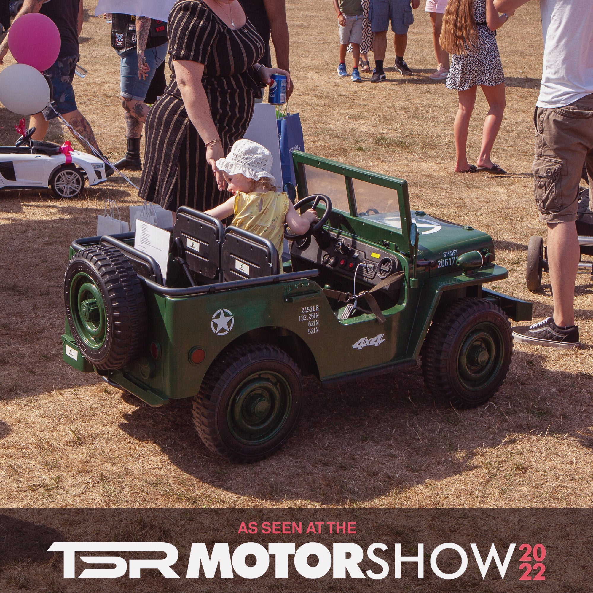 RiiRoo 24V 4WD Off-Road Army Jeep