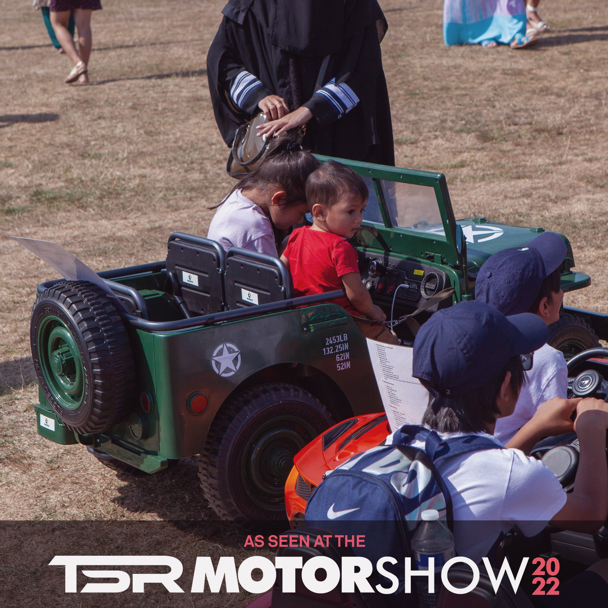 RiiRoo 24V 4WD Off-Road Army Jeep