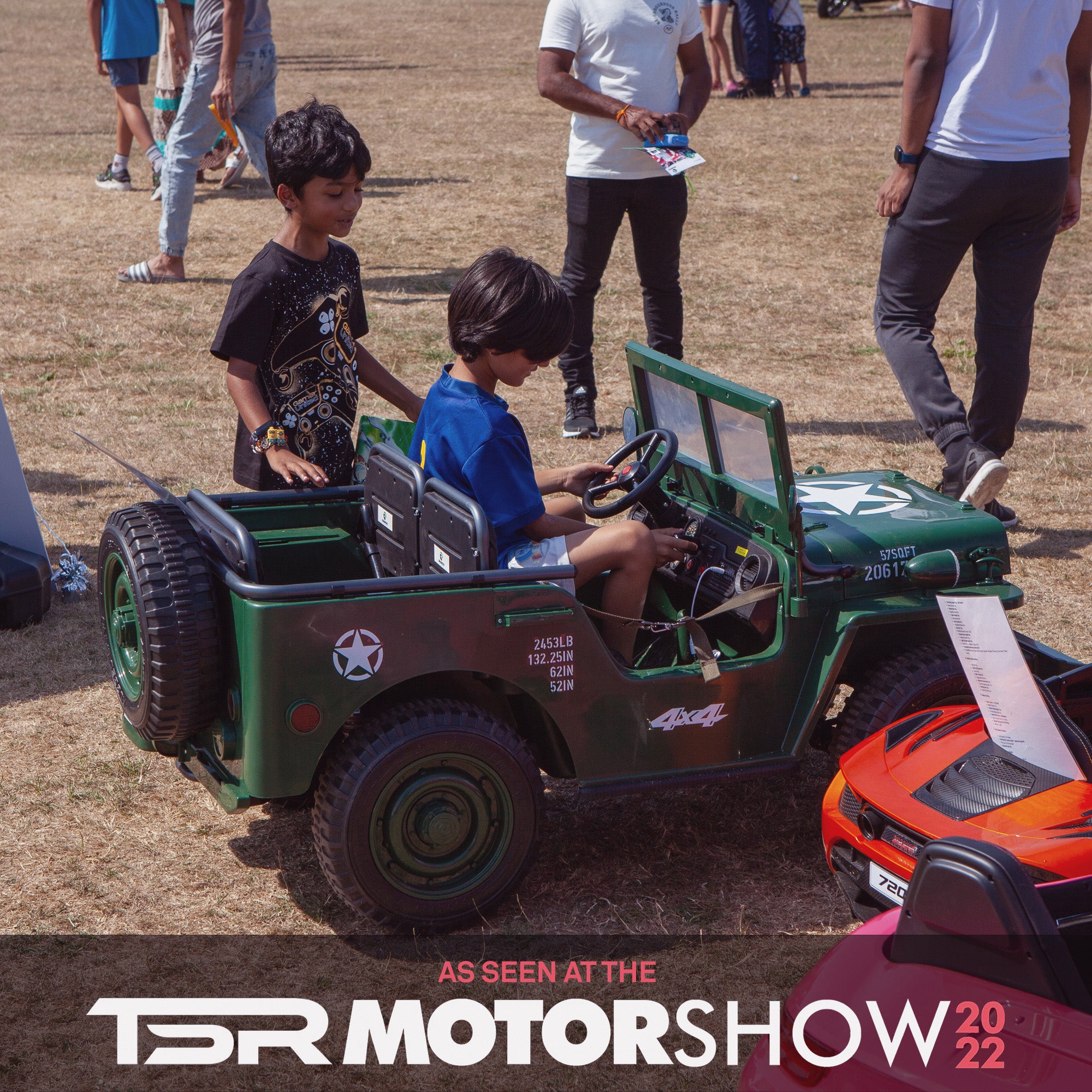 RiiRoo 24V 4WD Off-Road Army Jeep