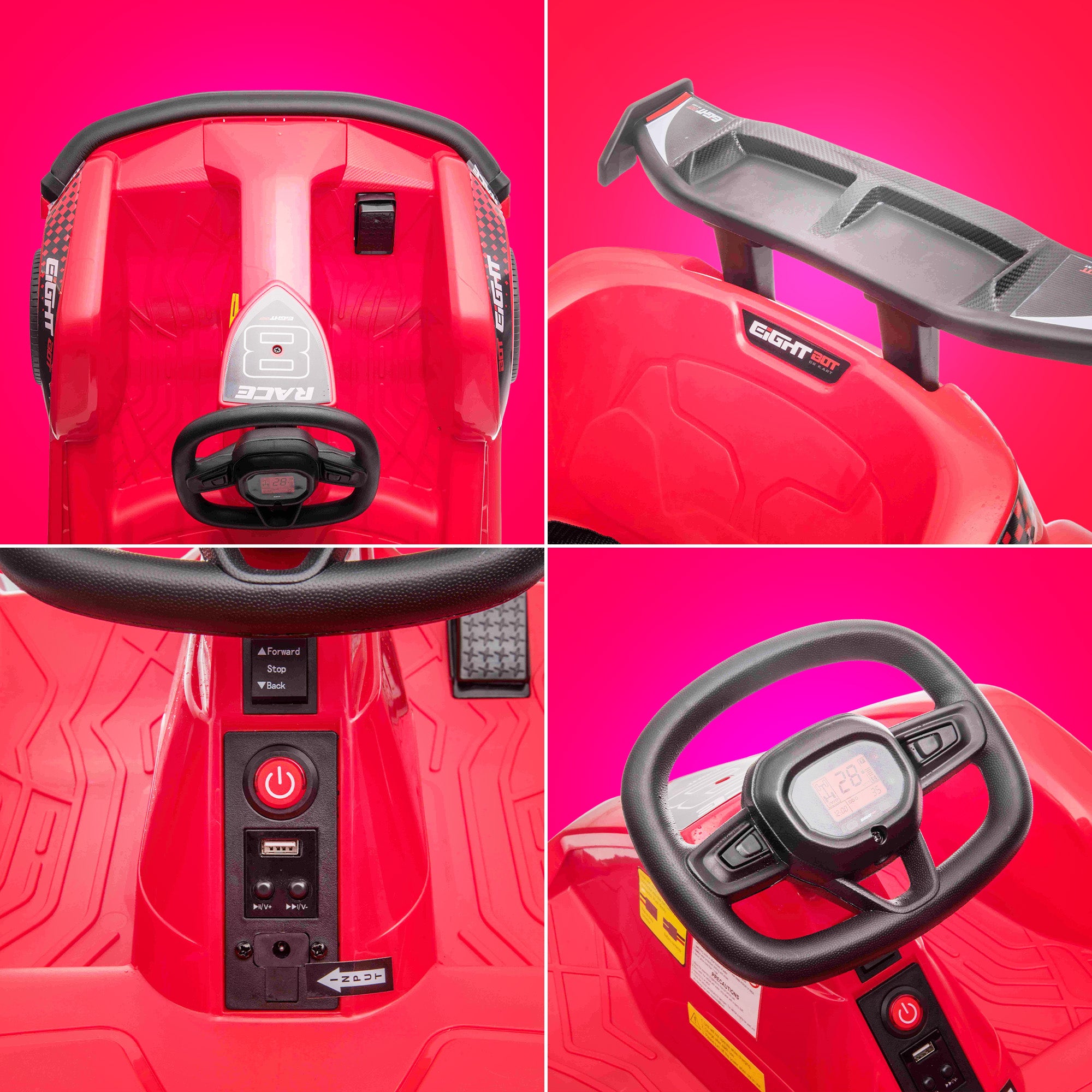 MaxDriftz 6V Go Kart der Einstiegsklasse