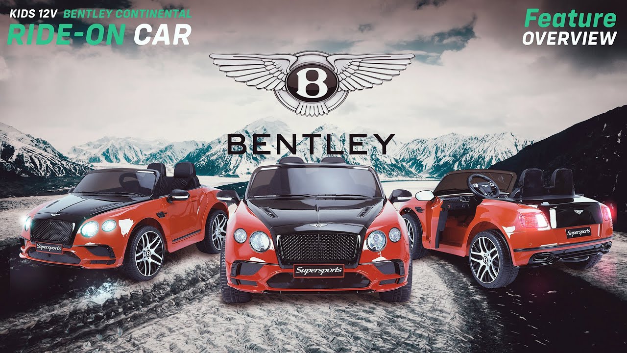 Bentley Continental Supersport Spyder 12V Electric Ride on Car