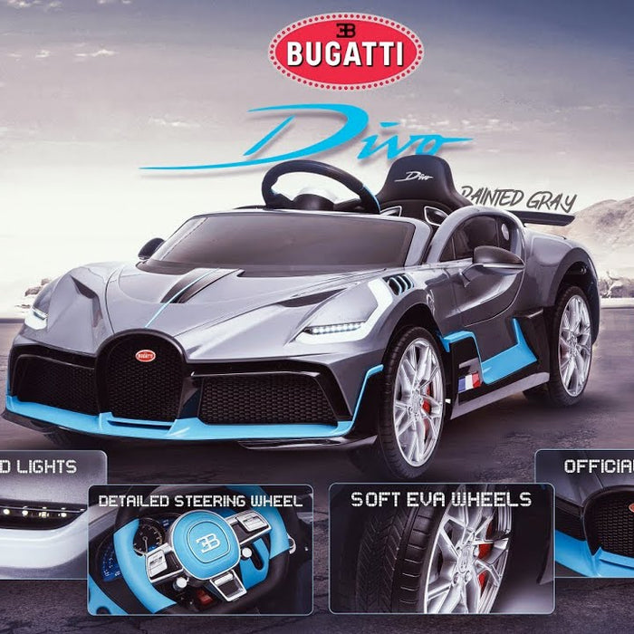 Bugatti Divo 12v Battery Electric Kids Ride On Car With Remote Control