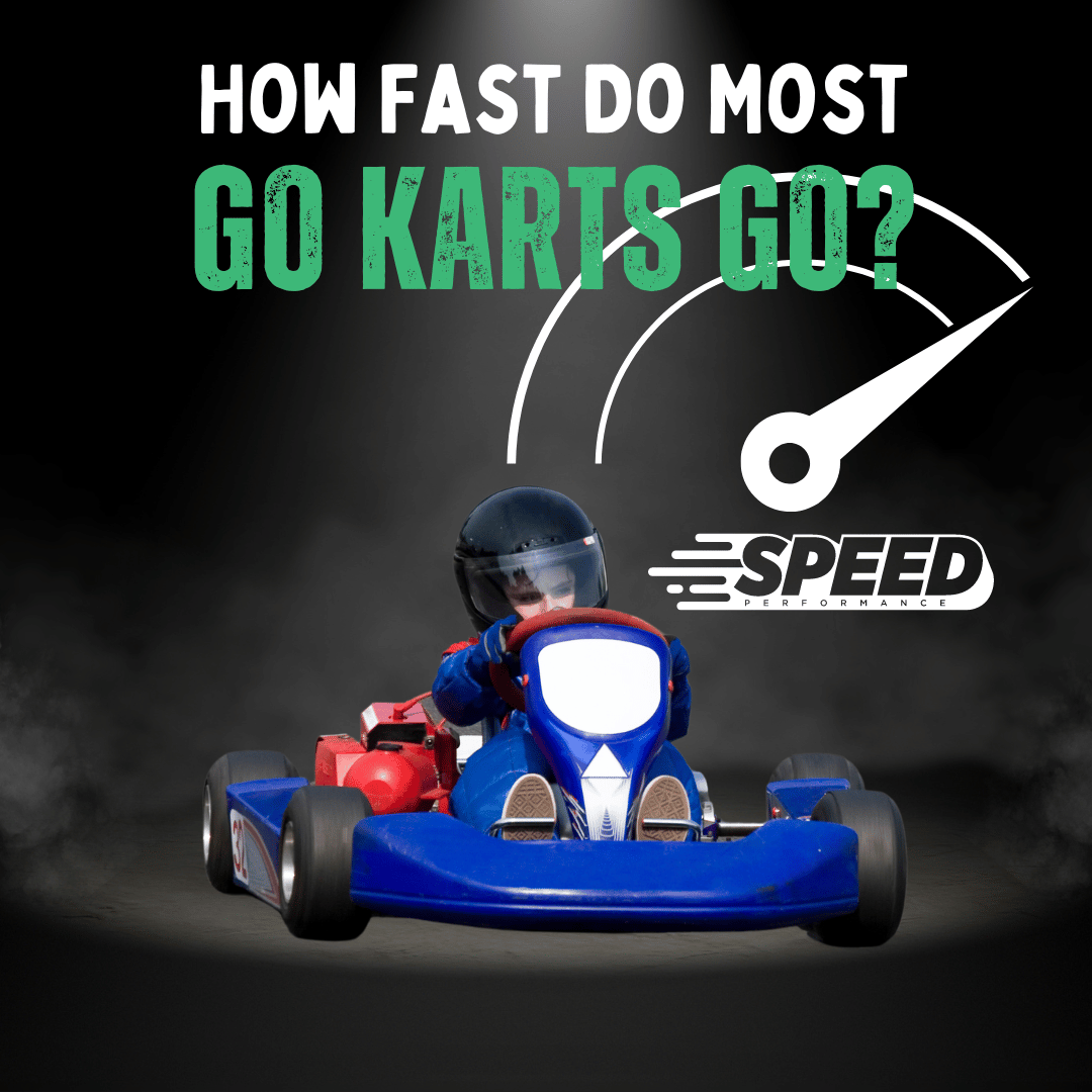 A go karter in a blue go kart