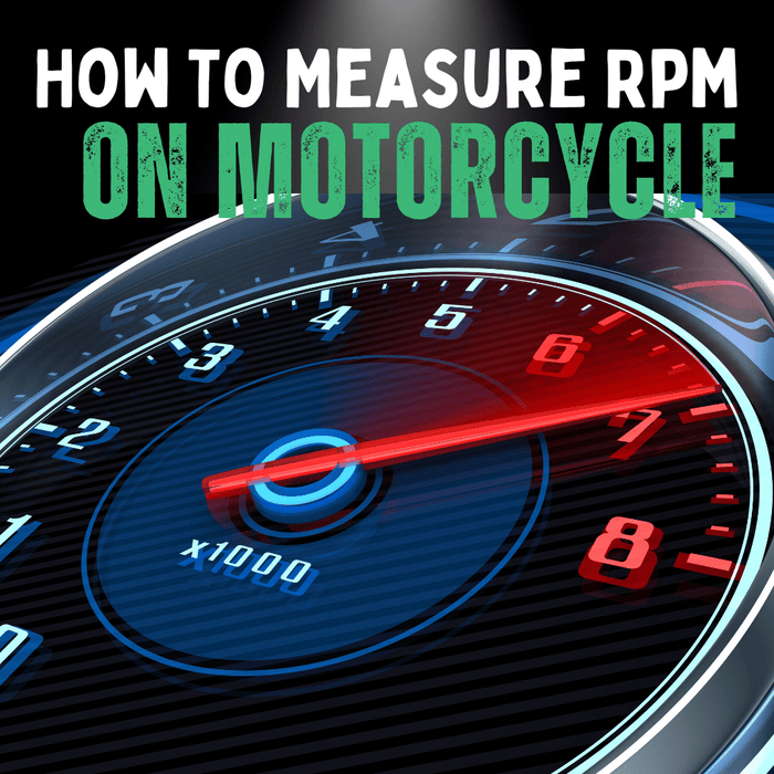 An image of a motorcycle tachometer