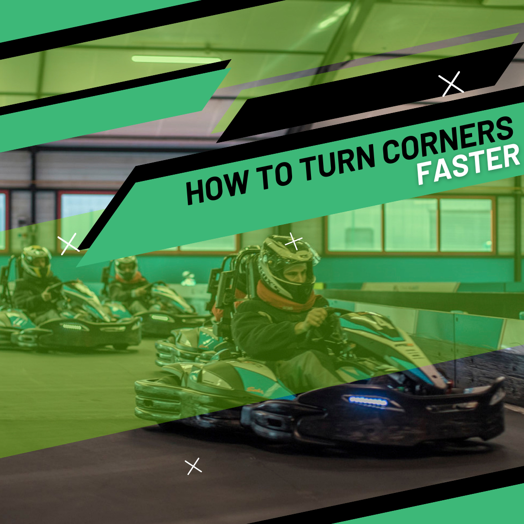 a go kart showing us How To Turn Corners Faster