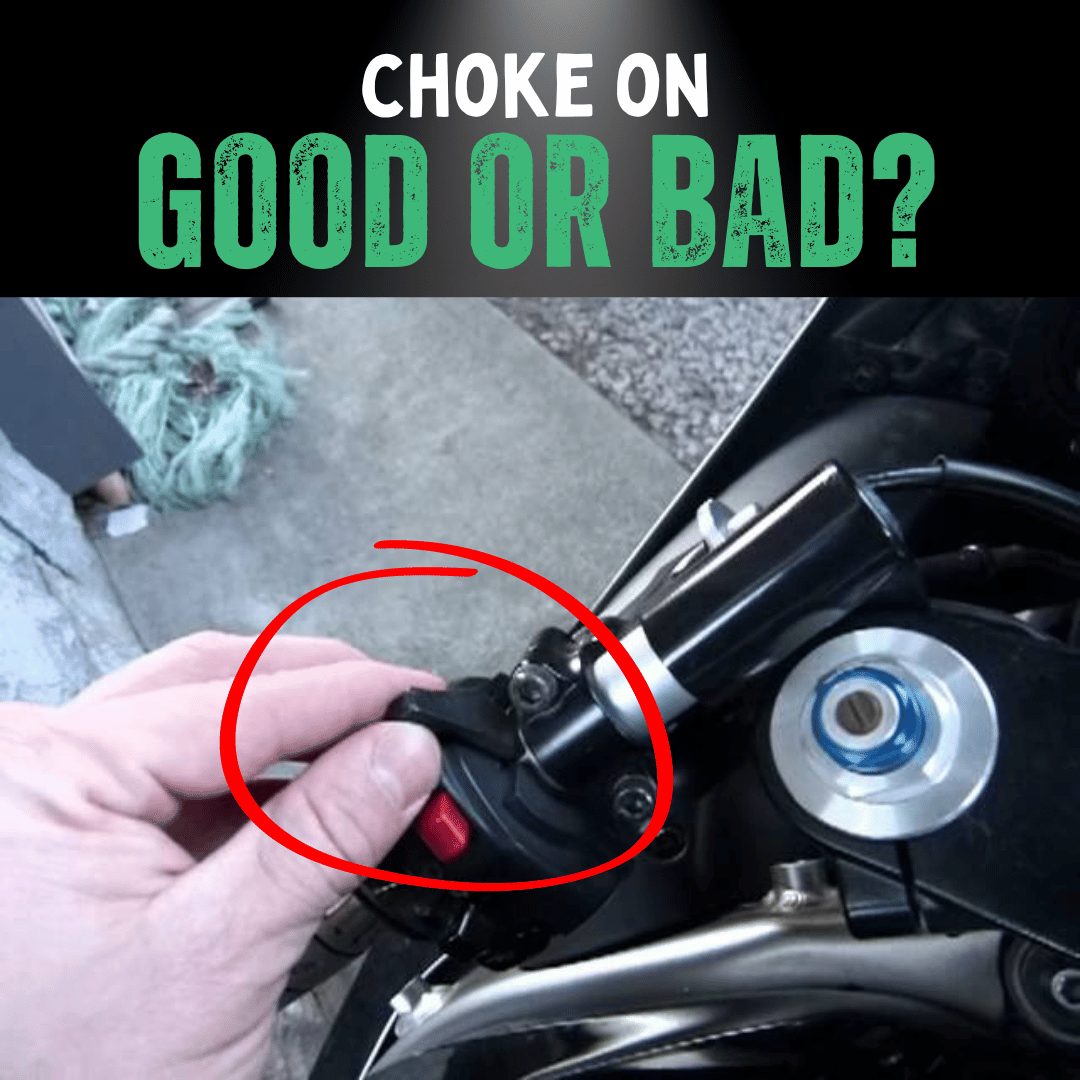 an image of someone turning on their motorbike clutch