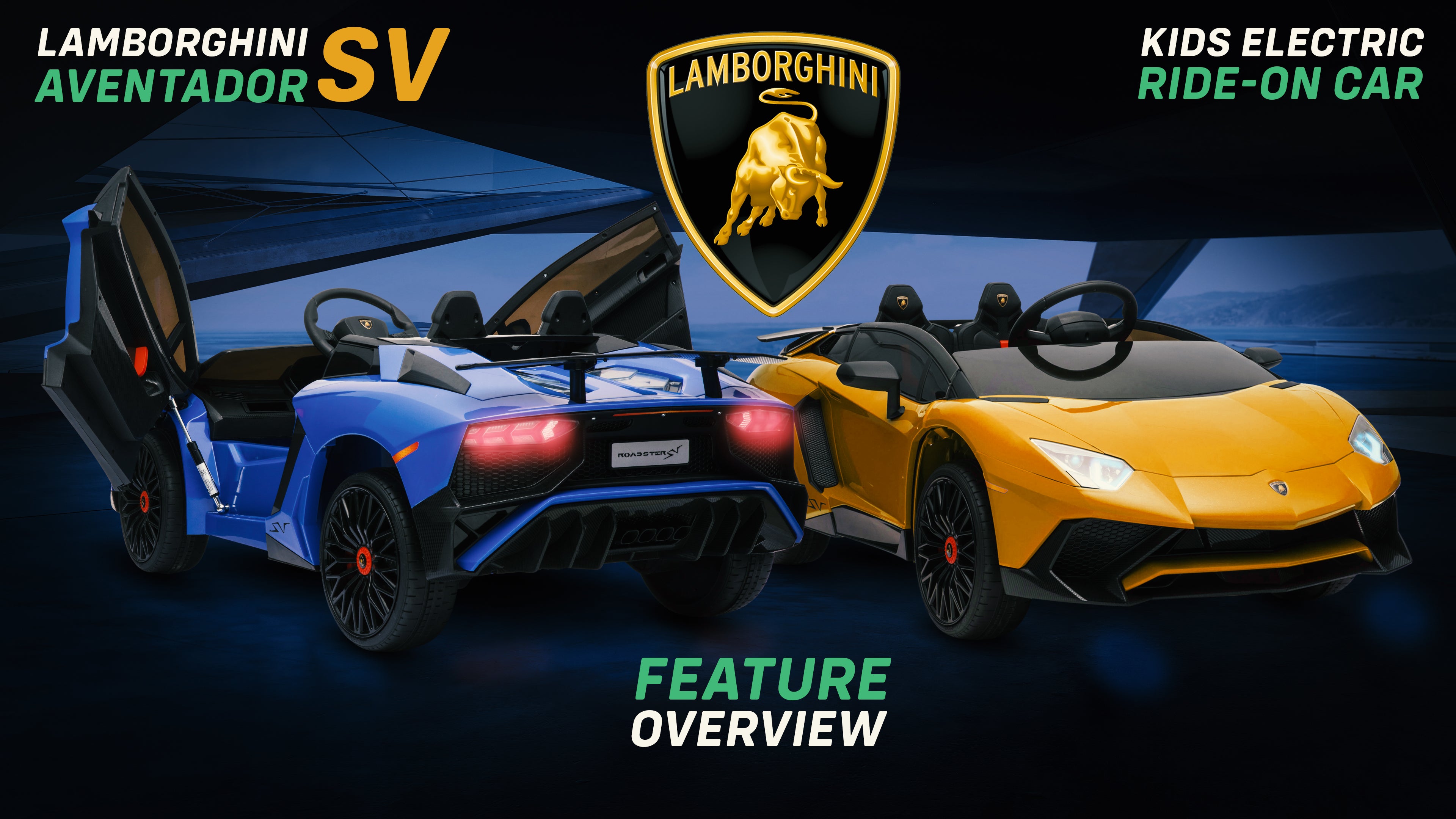 Lamborghini Aventador SV Ride On Car 