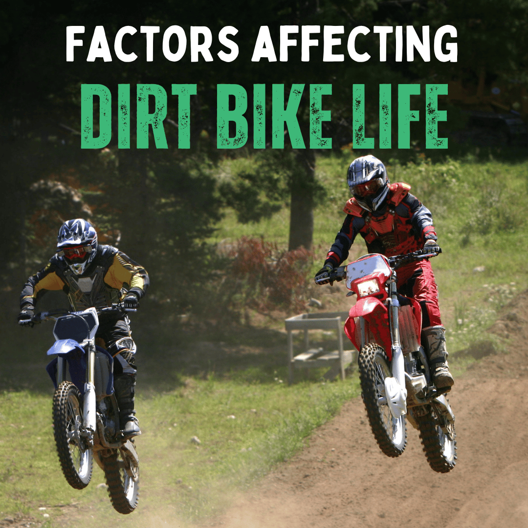 2 riders on dirt bikes in the air