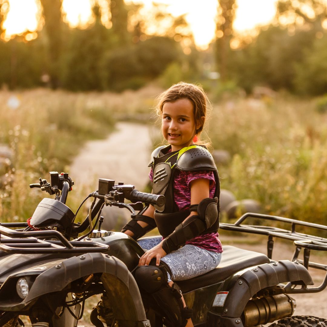 Safety Gear and Accessories for Mini Quad Bike Riders