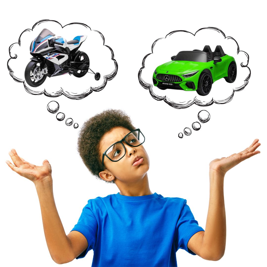 Should I buy a Kids Ride on Car or Motorbike?
