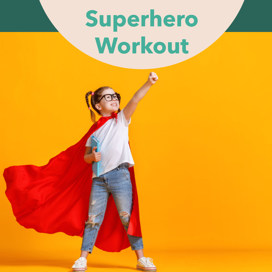 Superhero best sale kids workout