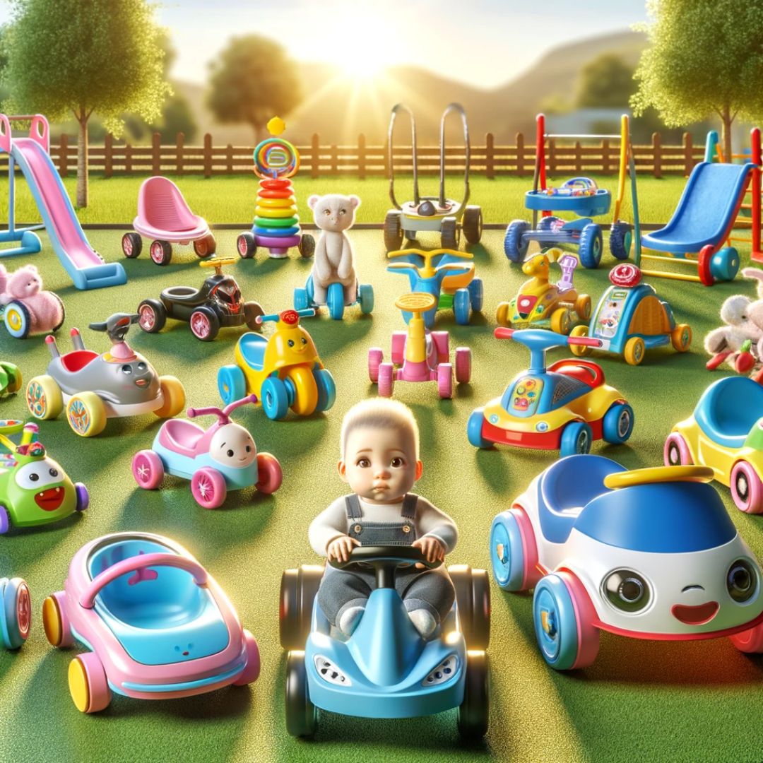 What Age Do Kids Use Ride On Toys? - A variety of ride-on toys suitable for different ages of children.