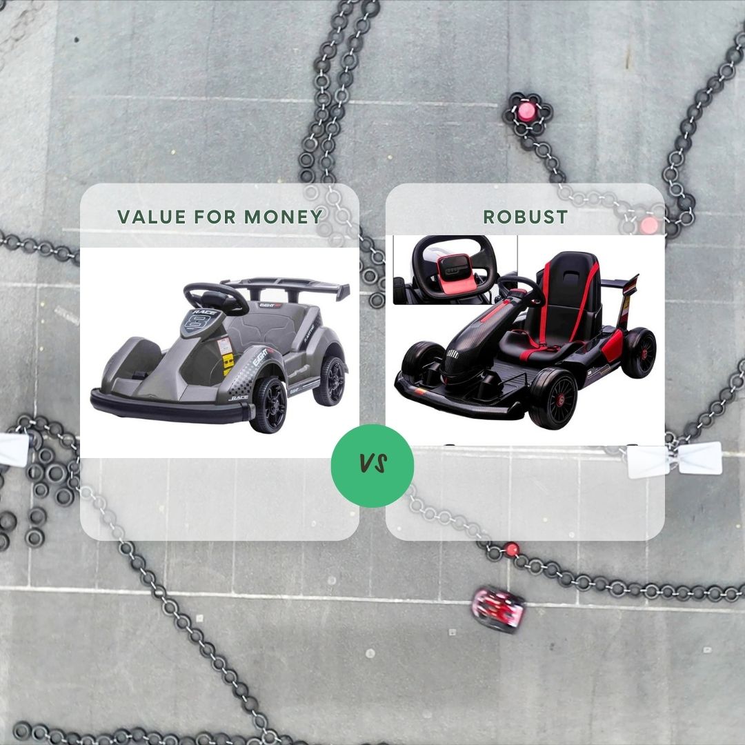 What Is The Difference Between The MaxDriftz Entry Level 6V and the MaxDriftz™ 350 Go Kart