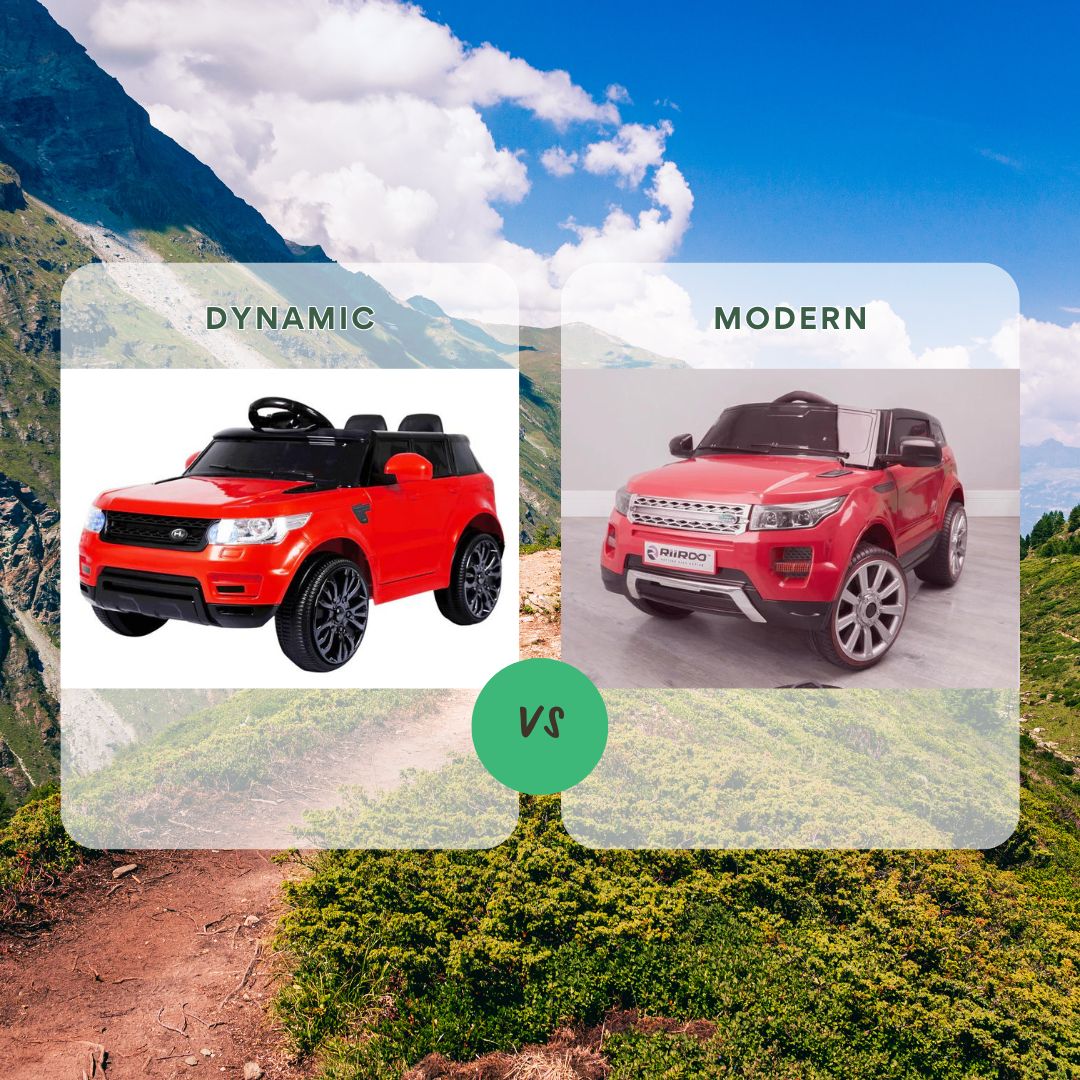 What Is The Difference Between The Range Rover Sport HSE Style and Range Rover Evoque Style ride-on Cars