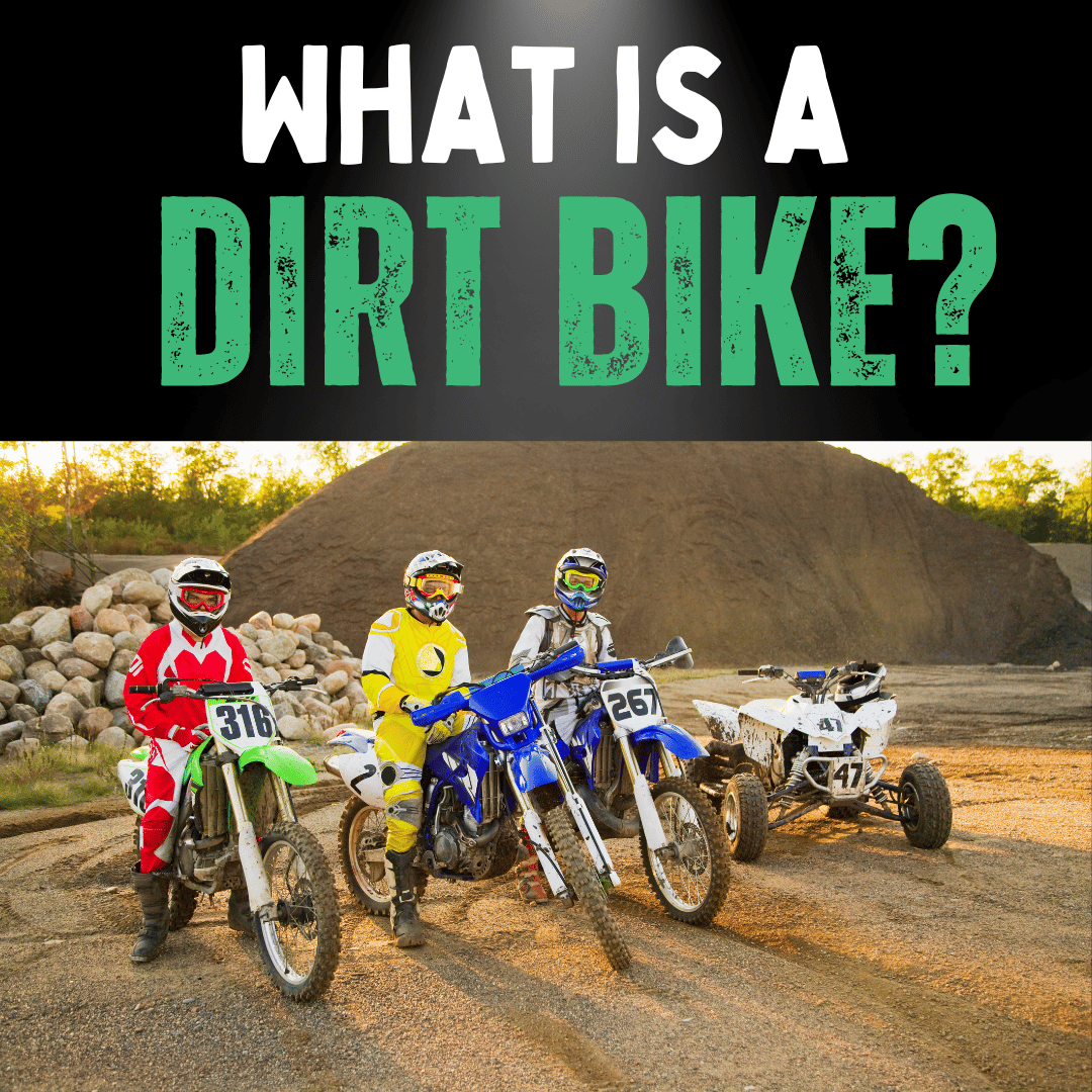 Picture of three teenagers on a dirt bike