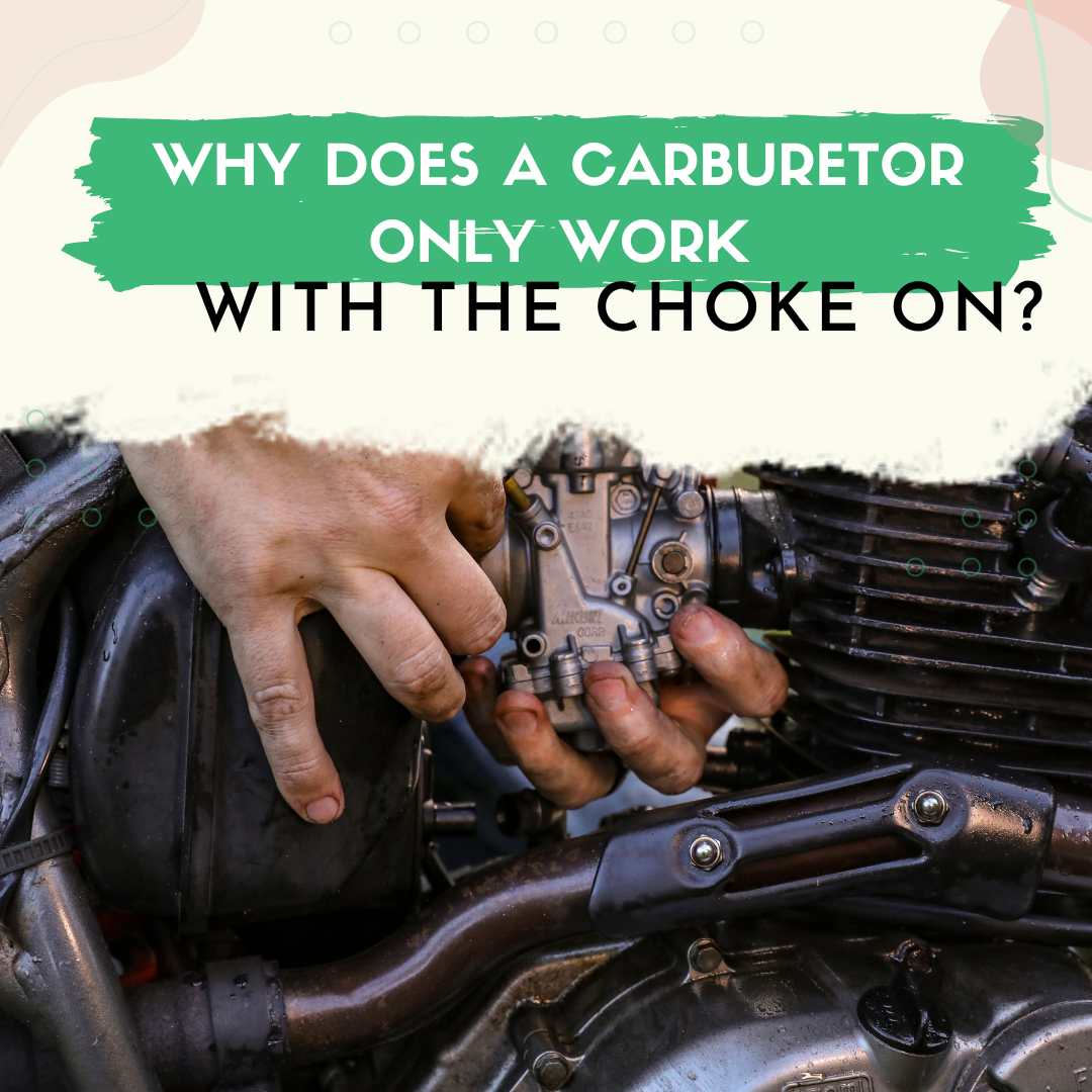 A mechanic working on a bike carburetor