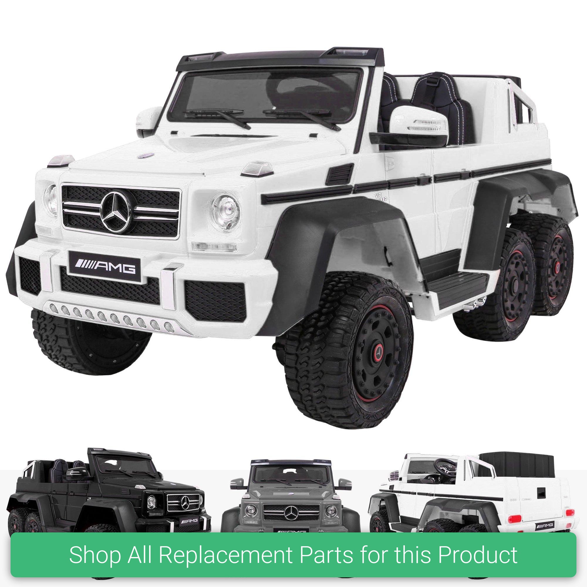 Replacement Parts and Spares for Kids Mercedes Benz 6x6 Large With Adult Seat - G63L-6X6-VARI - SX18888