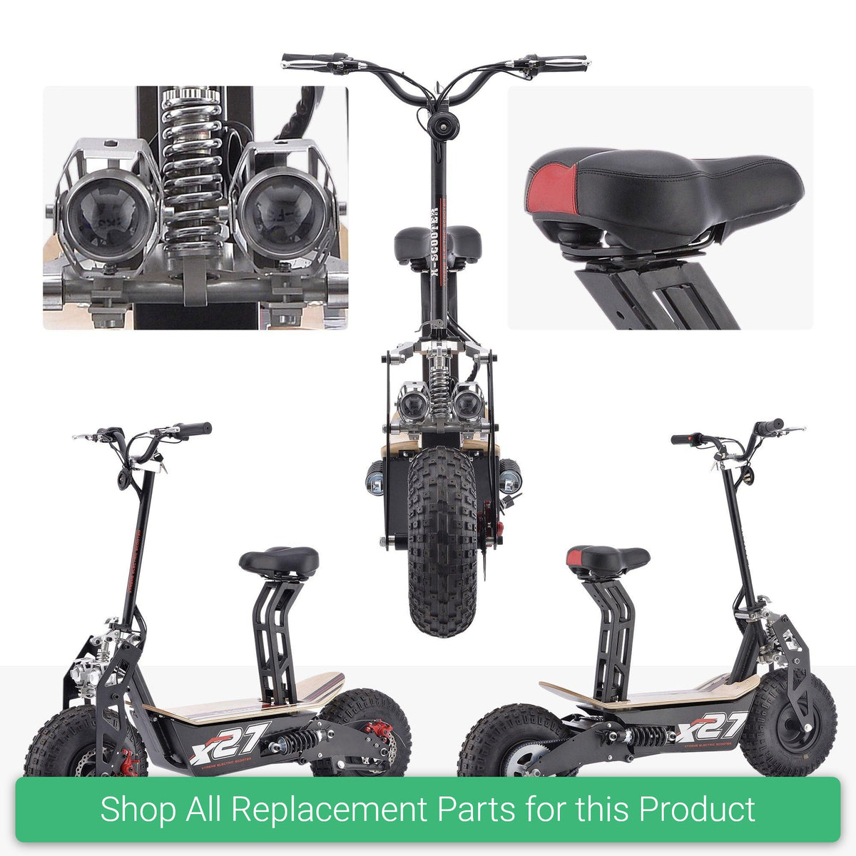 Replacement Parts and Spares for Kids Off road X Scooter 2000w - 48V L ...