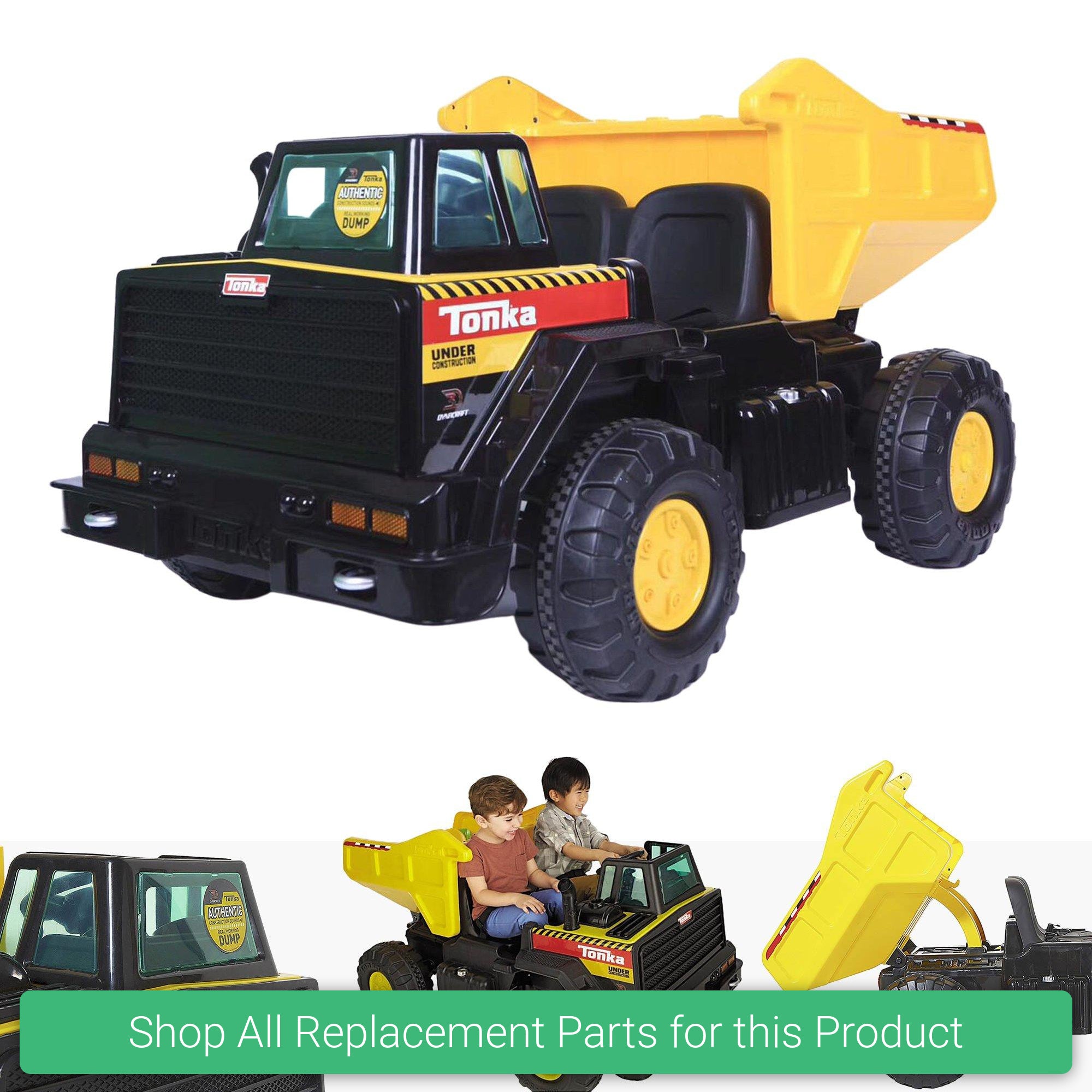 Replacement Parts and Spares for Kids 2 Seater Tonka Dumper Truck - TONKA-20 - JS358