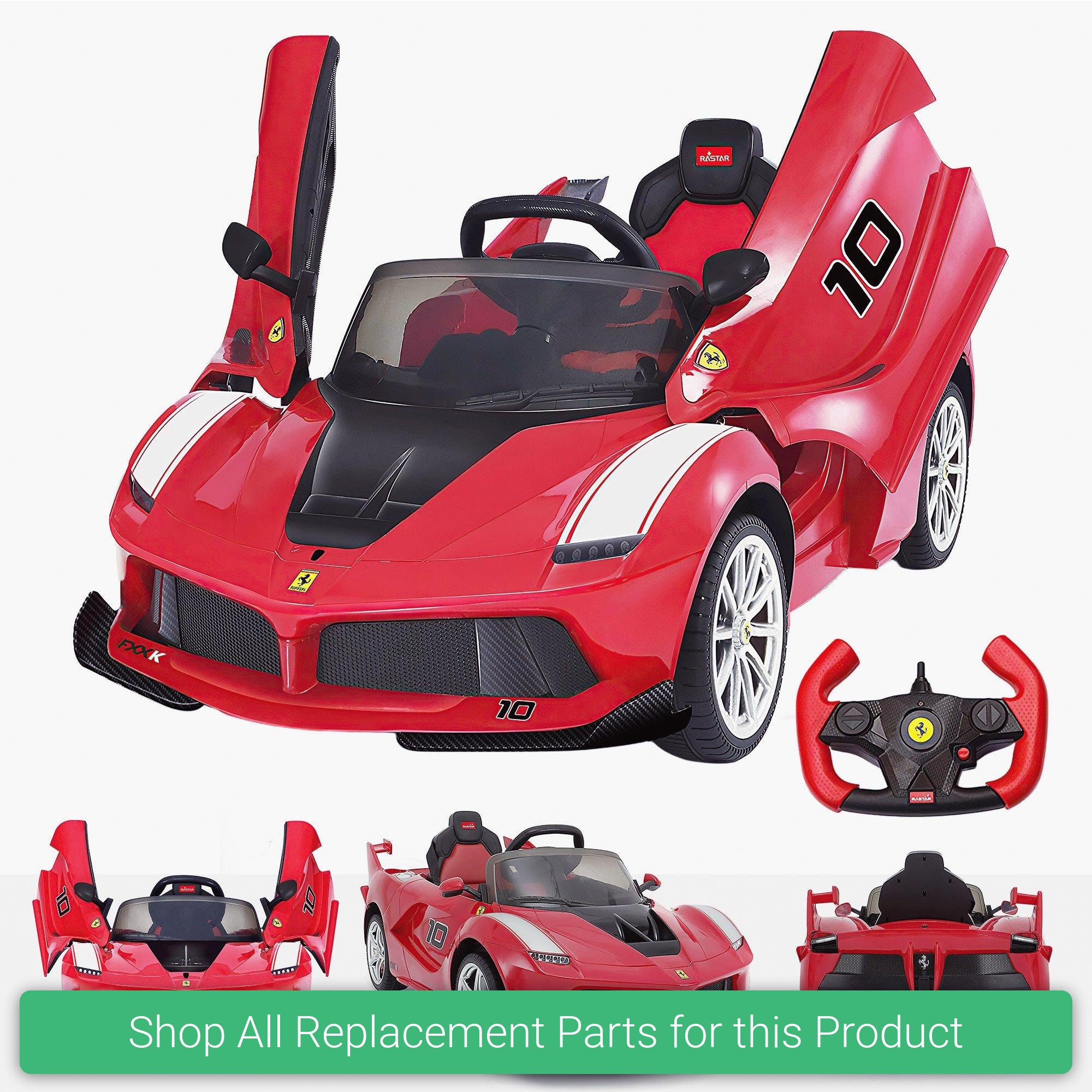 Replacement Parts and Spares for Kids Ferrari FXXK  - FERRARI-FXXK-RED - 82700
