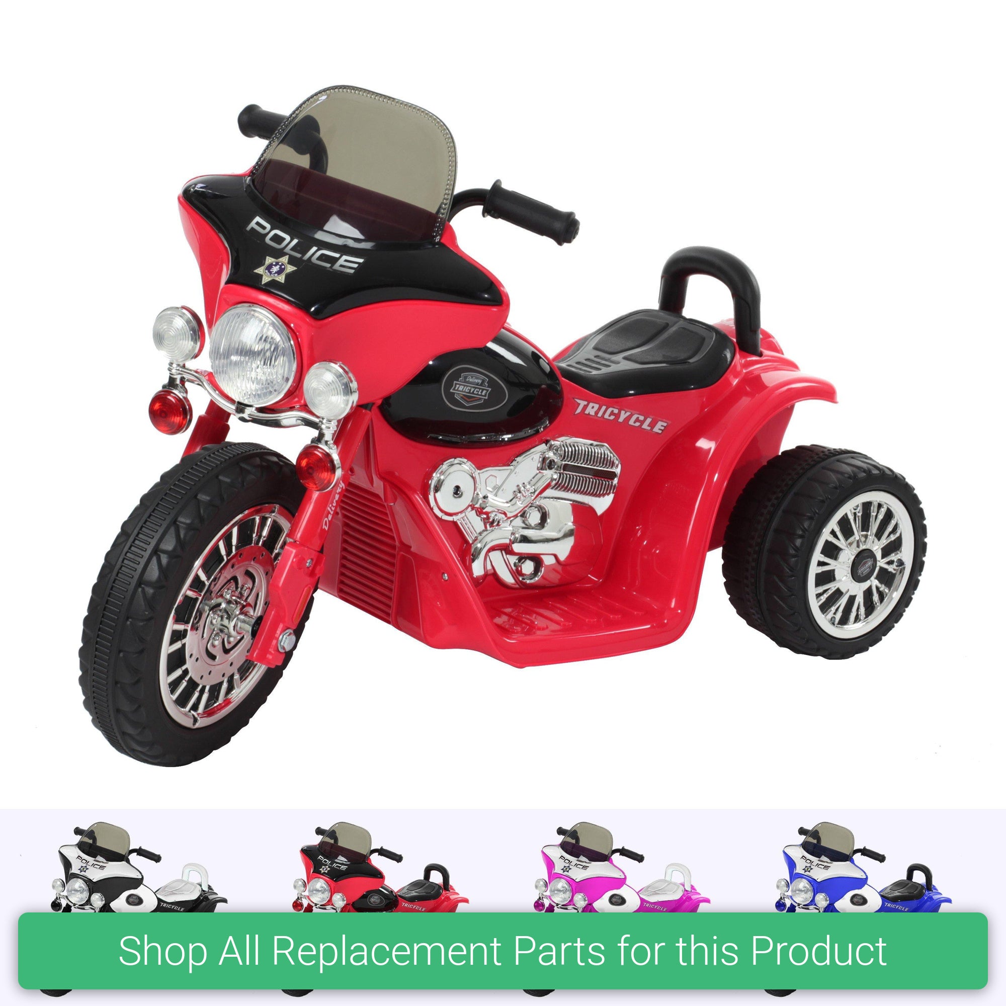 Replacement Parts and Spares for Kids Harley Style Bike - POLBIK-20161 - JT568