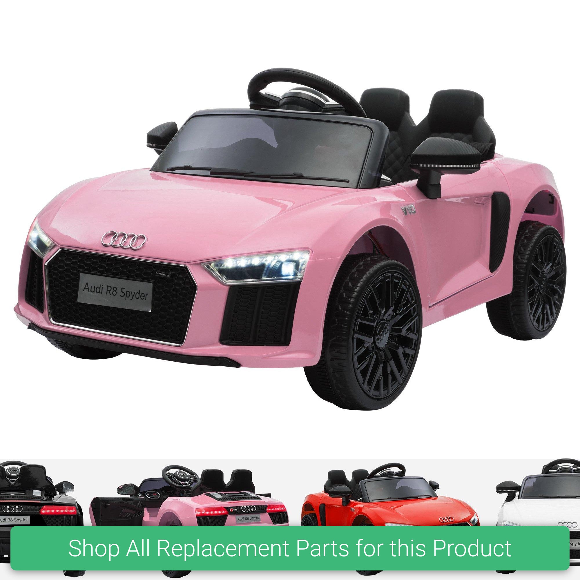 Replacement Parts and Spares for Kids Audi R8 Mini - AR8M-2018-V1 - HL1818
