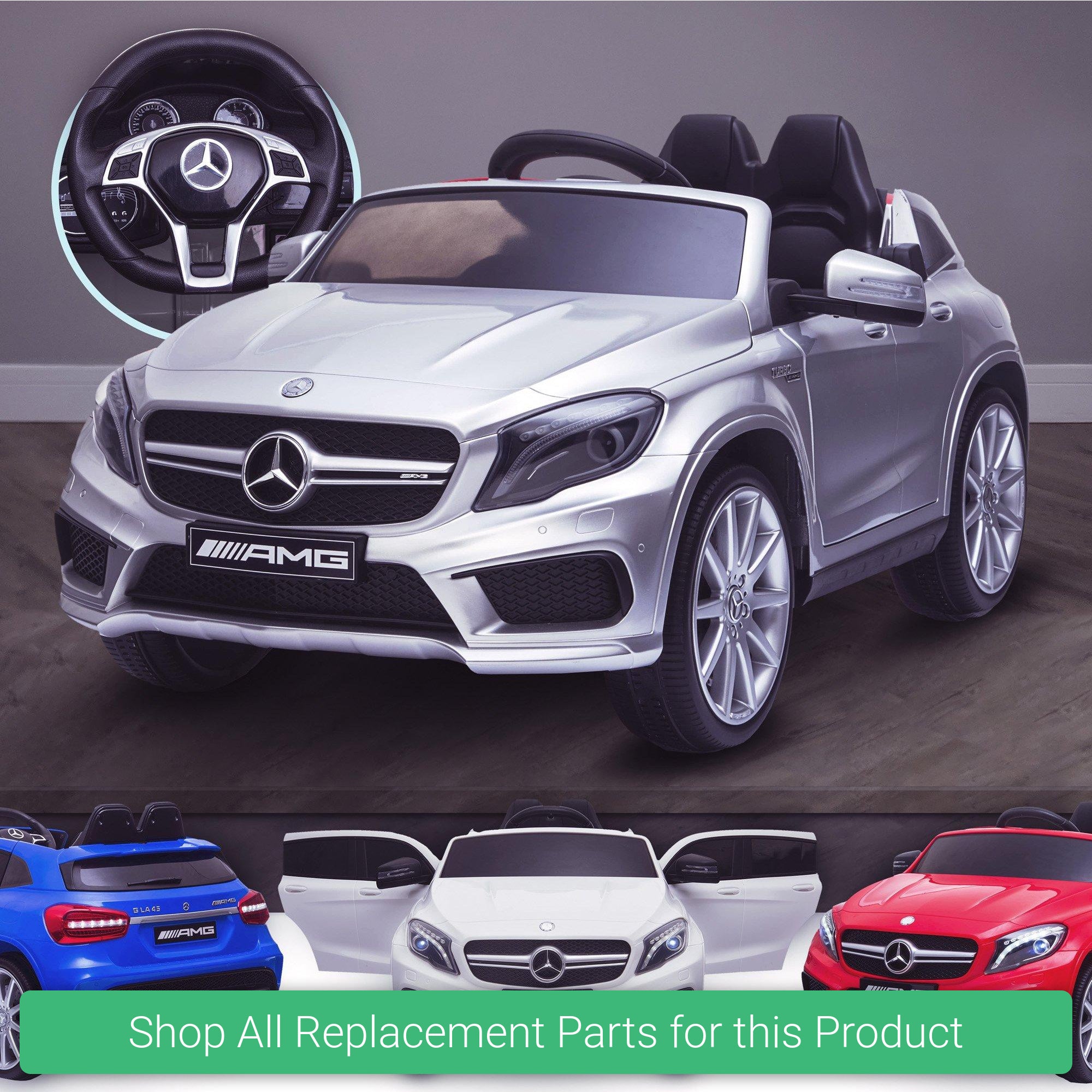 Replacement Parts and Spares for Kids Mercedes GLA 45  - GLA-45-VARI - HZB-188-1