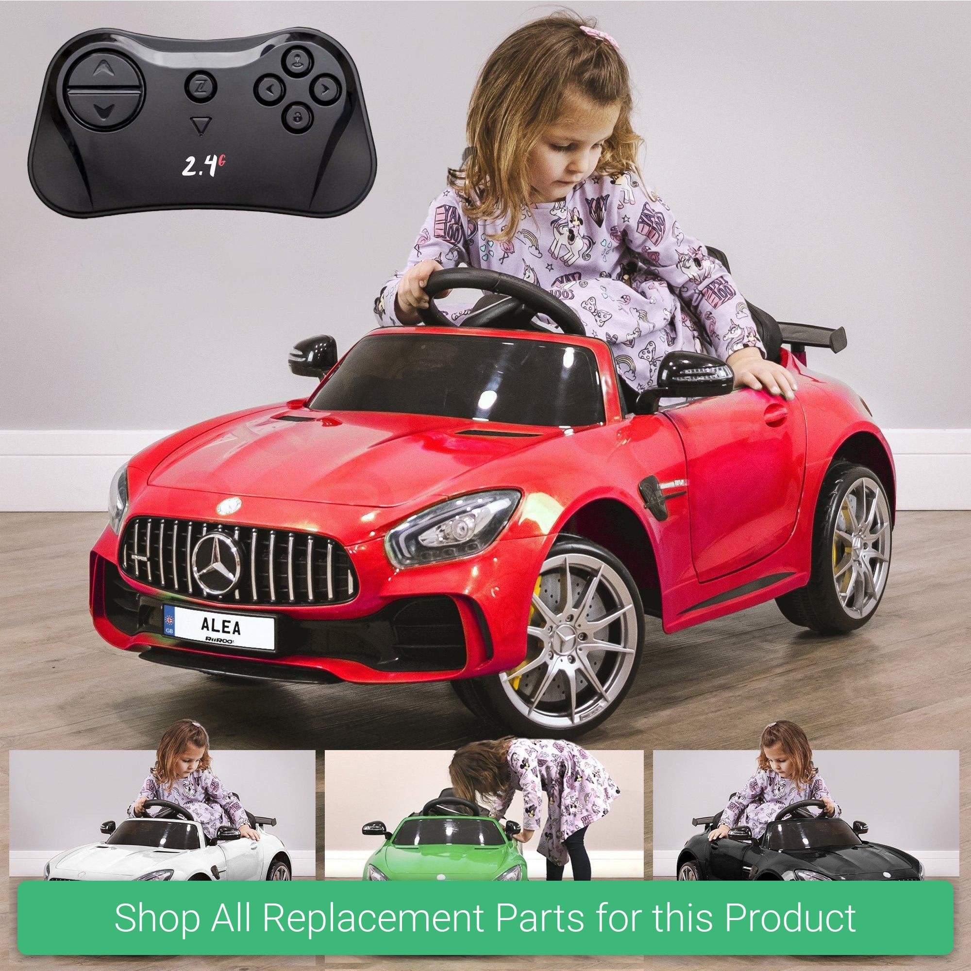 Replacement Parts and Spares for Kids Mercedes GTR - MERGTR-2019V1 - HL288
