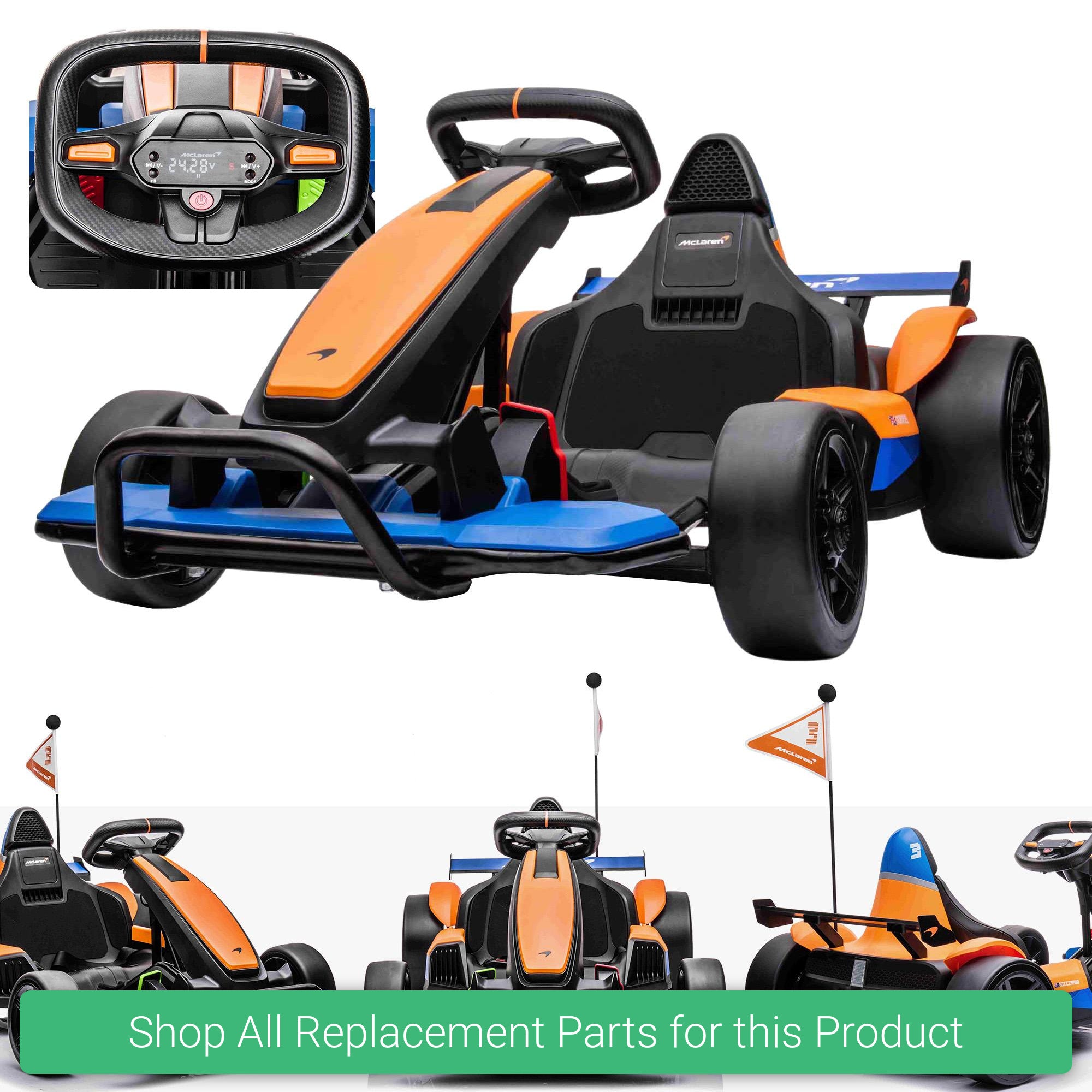 Replacement Parts and Spares for Kids McLaren 24V Drift Kart - McLaren-Drift-ORG - BDM0930-P2