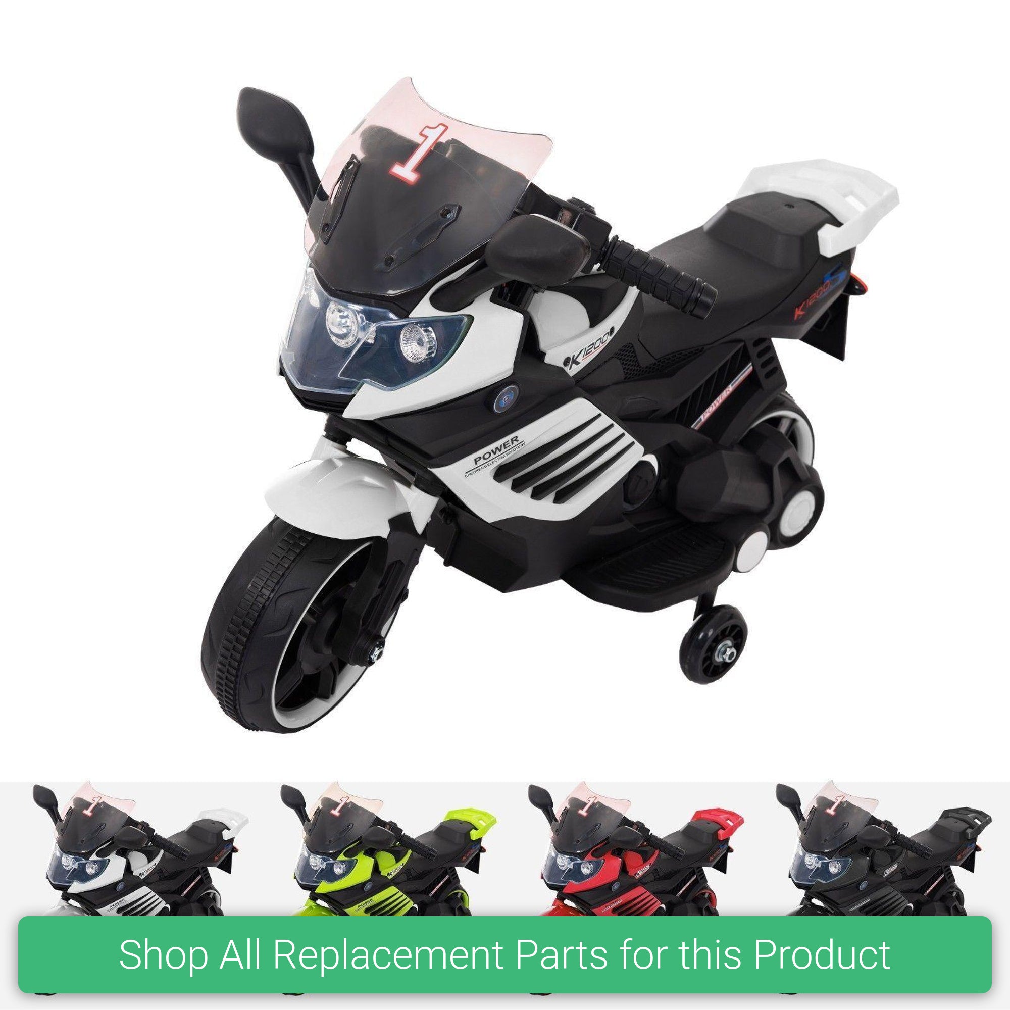 Replacement Parts and Spares for Kids R6 Mini Style Motorbike - YAMR6-2019V1 - LQ-158