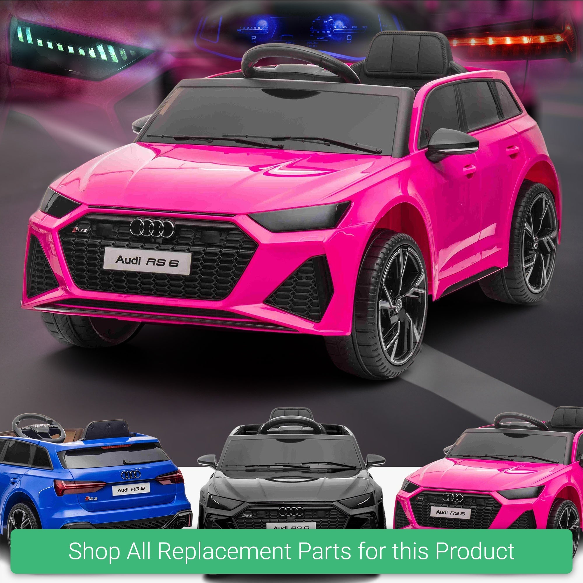 Replacement Parts and Spares for Kids Audi RS6 - AUDI-RS6-VARI - BRD-2118