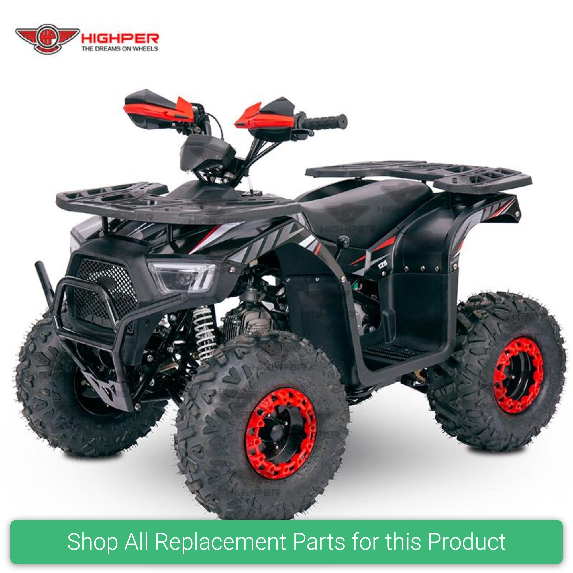 Replacement Parts and Spares for Kids 125cc Quad/ATV 2022 - OneATV-PX4S-PRNT - Sirius (125cc)