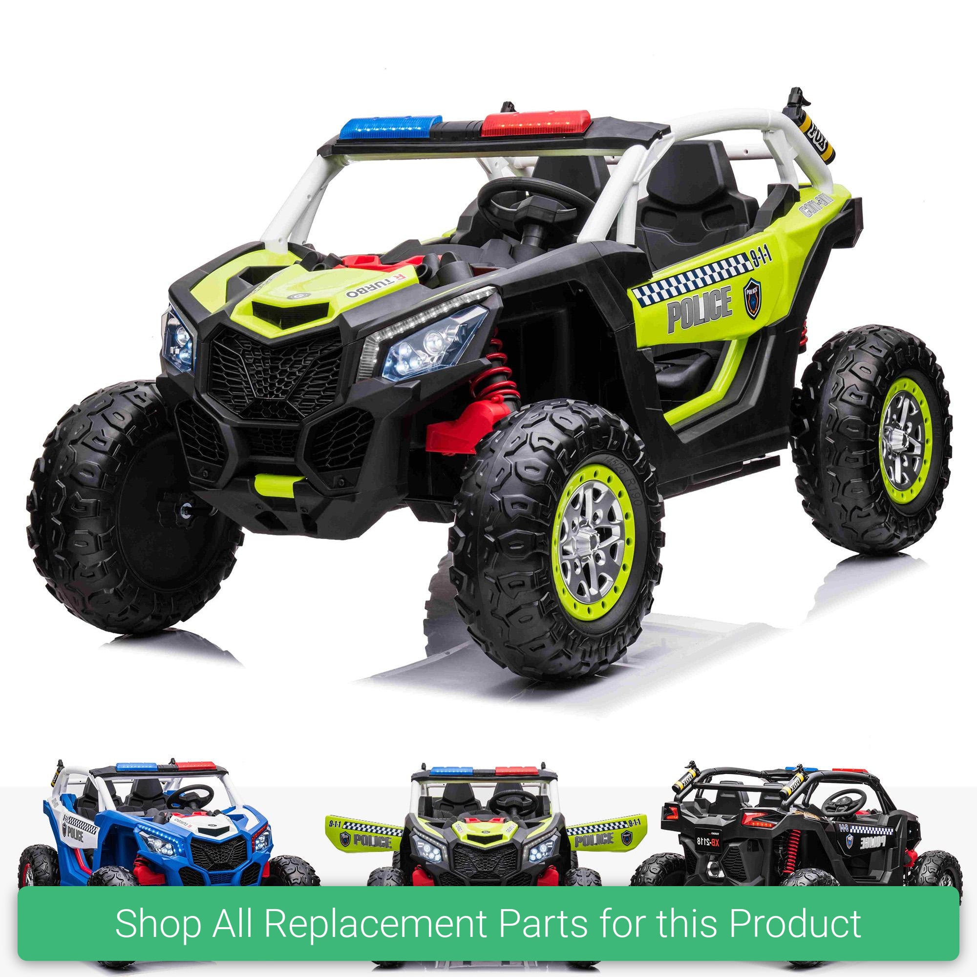 Replacement Parts and Spares for Kids Police UTV - POLICE-UTV-VARI - X ...