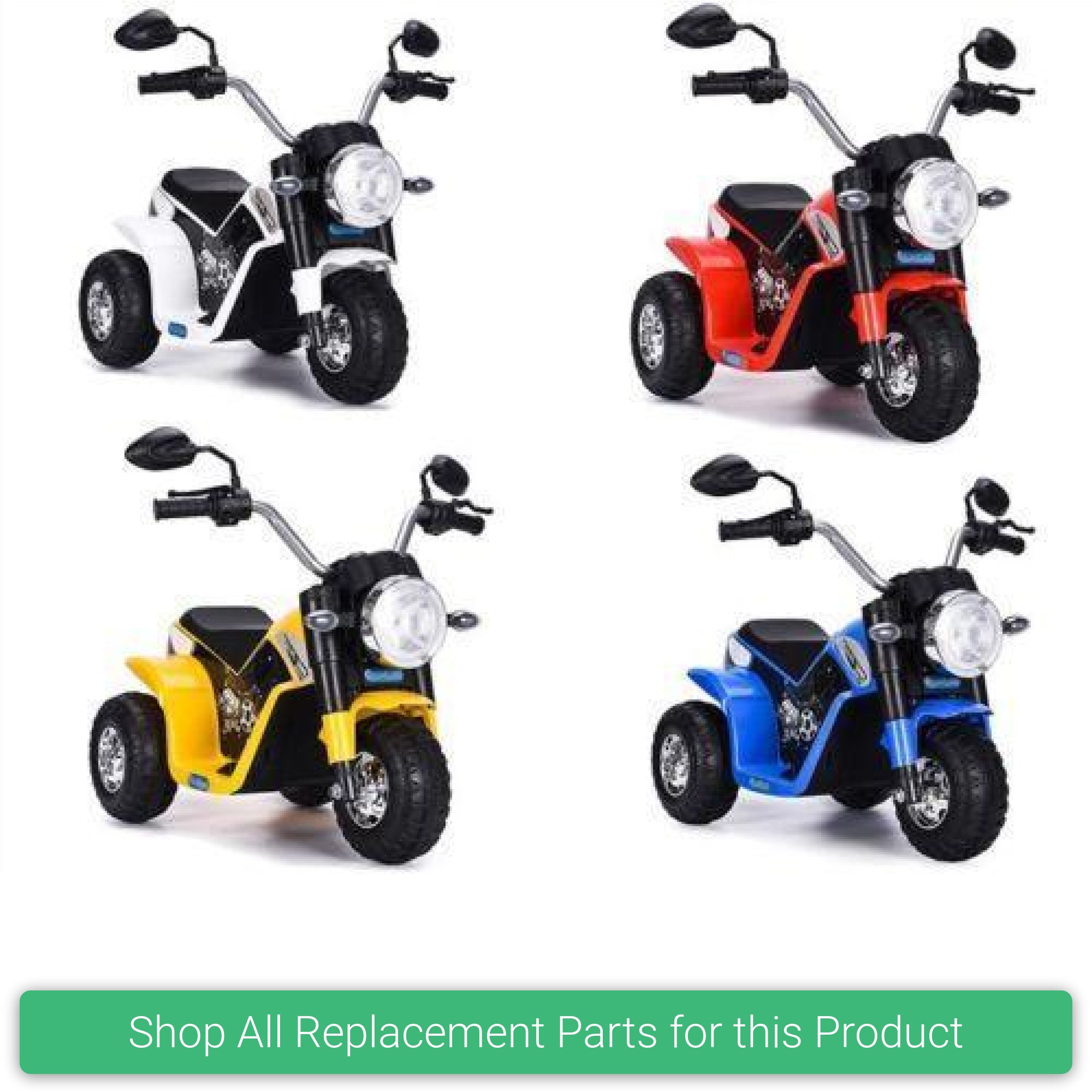 Replacement Parts and Spares for Kids Cool Harley Style Motorbike - HARC-2019V1SS - JC916