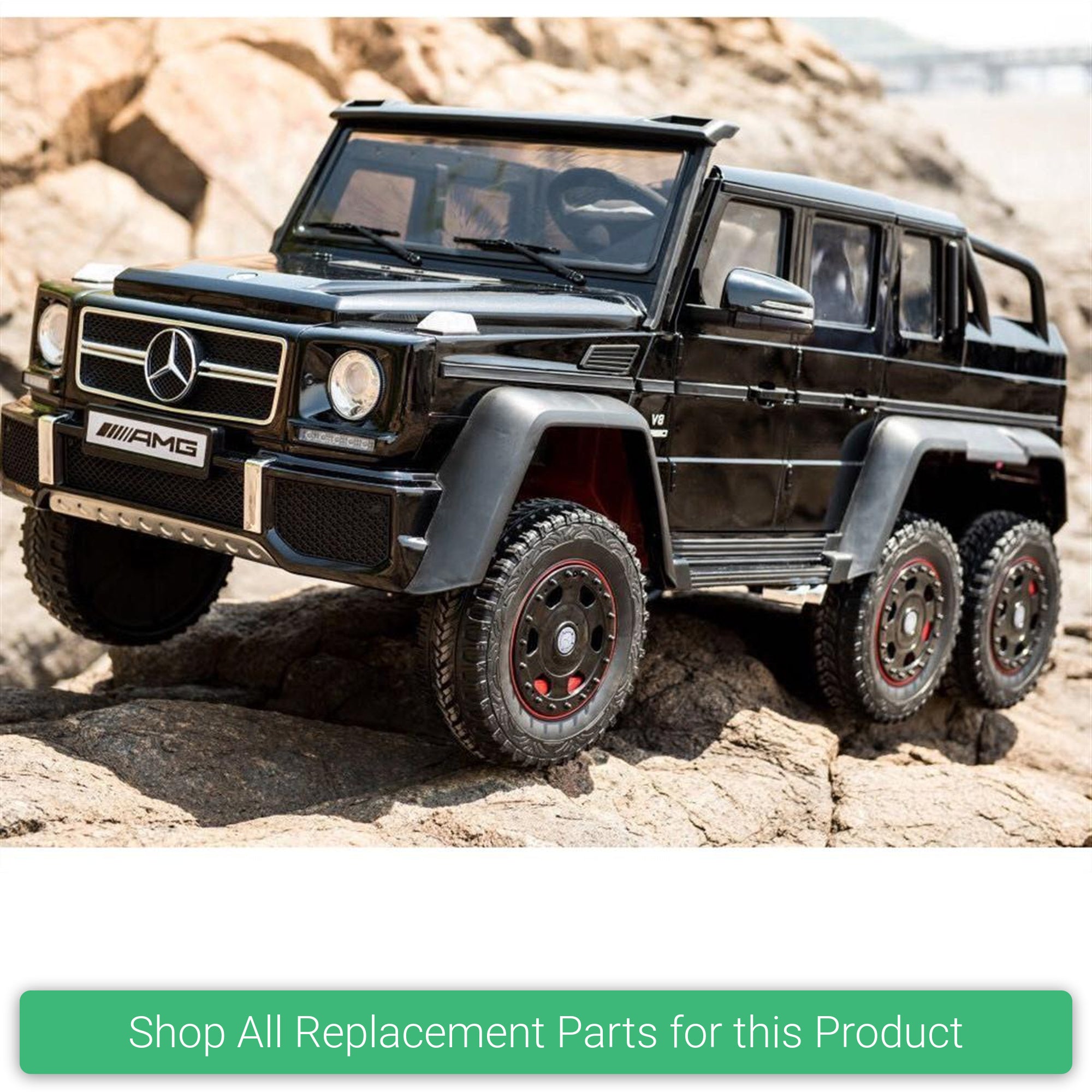 Replacement Parts and Spares for Kids Mercedes G63 6X6 - Mini - MIN-6X6-BLK - DMD-318