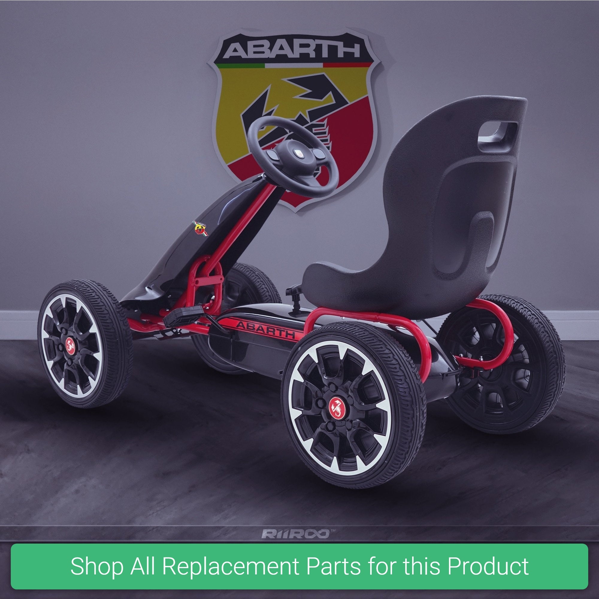 Replacement Parts and Spares for Kids LicenstedAbarth Pedal Go Kart ...