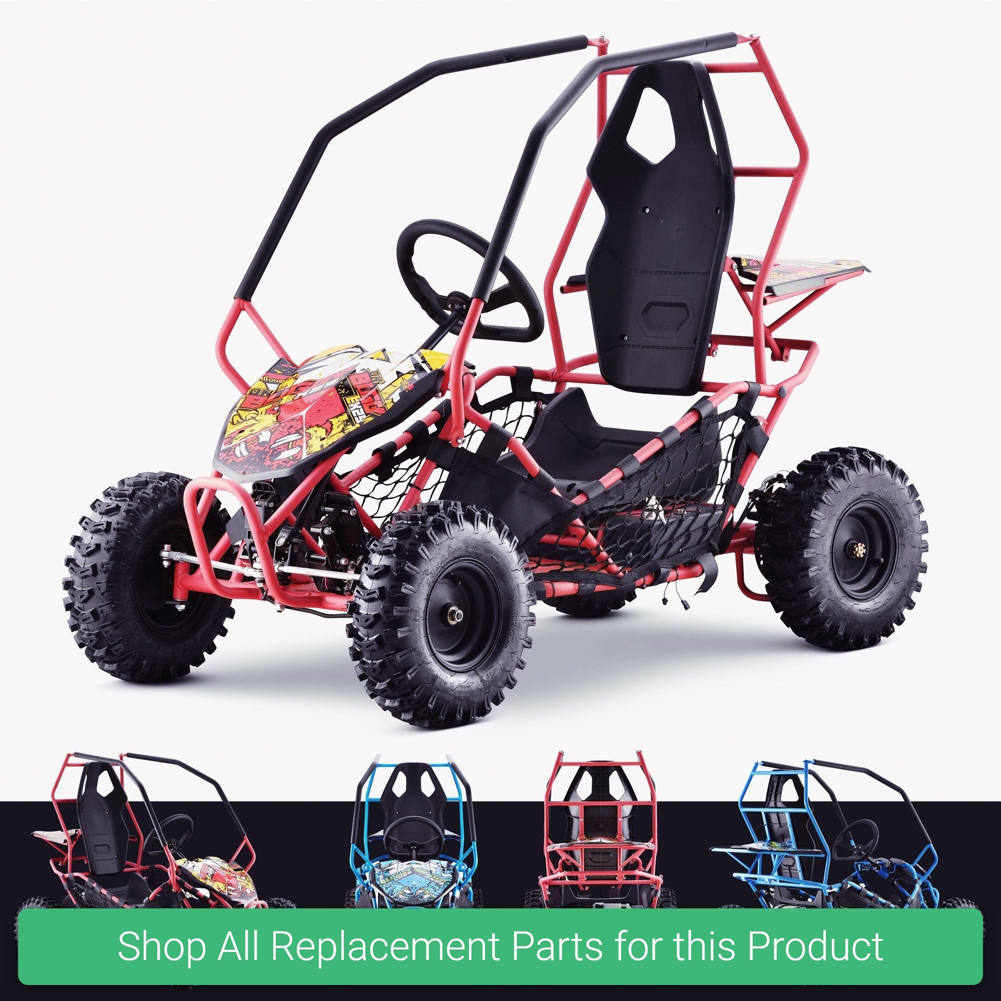 Replacement Parts and Spares for Kids 1000W Off Road Buggy - OneBuggy™ | EX2S - OneBuggy-EX2S-VARI - GK004E-