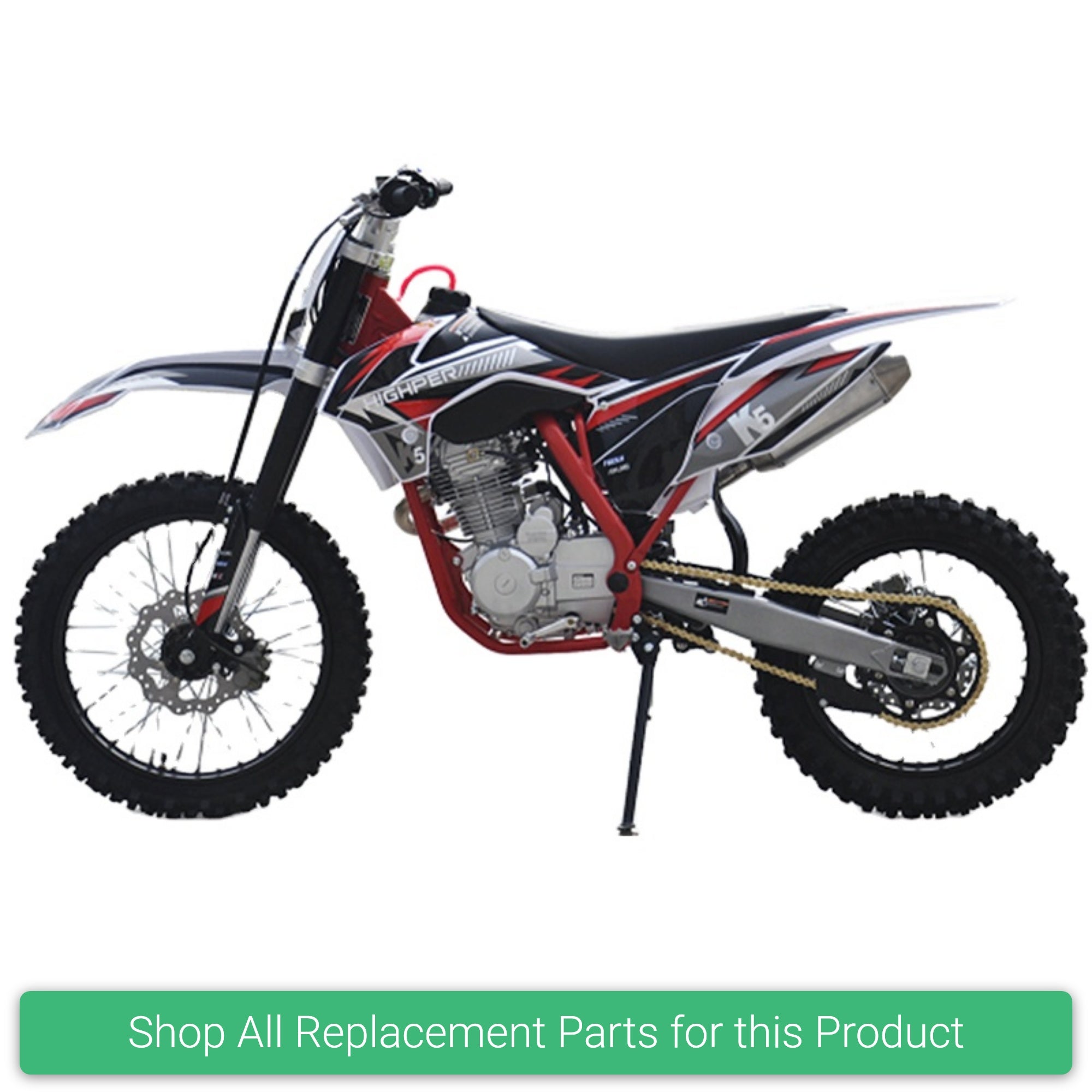 Replacement Parts and Spares for Kids 300CC Dirt Bike - 2022 - OneMX-PX5S-PRNT - DBK13 CBS300