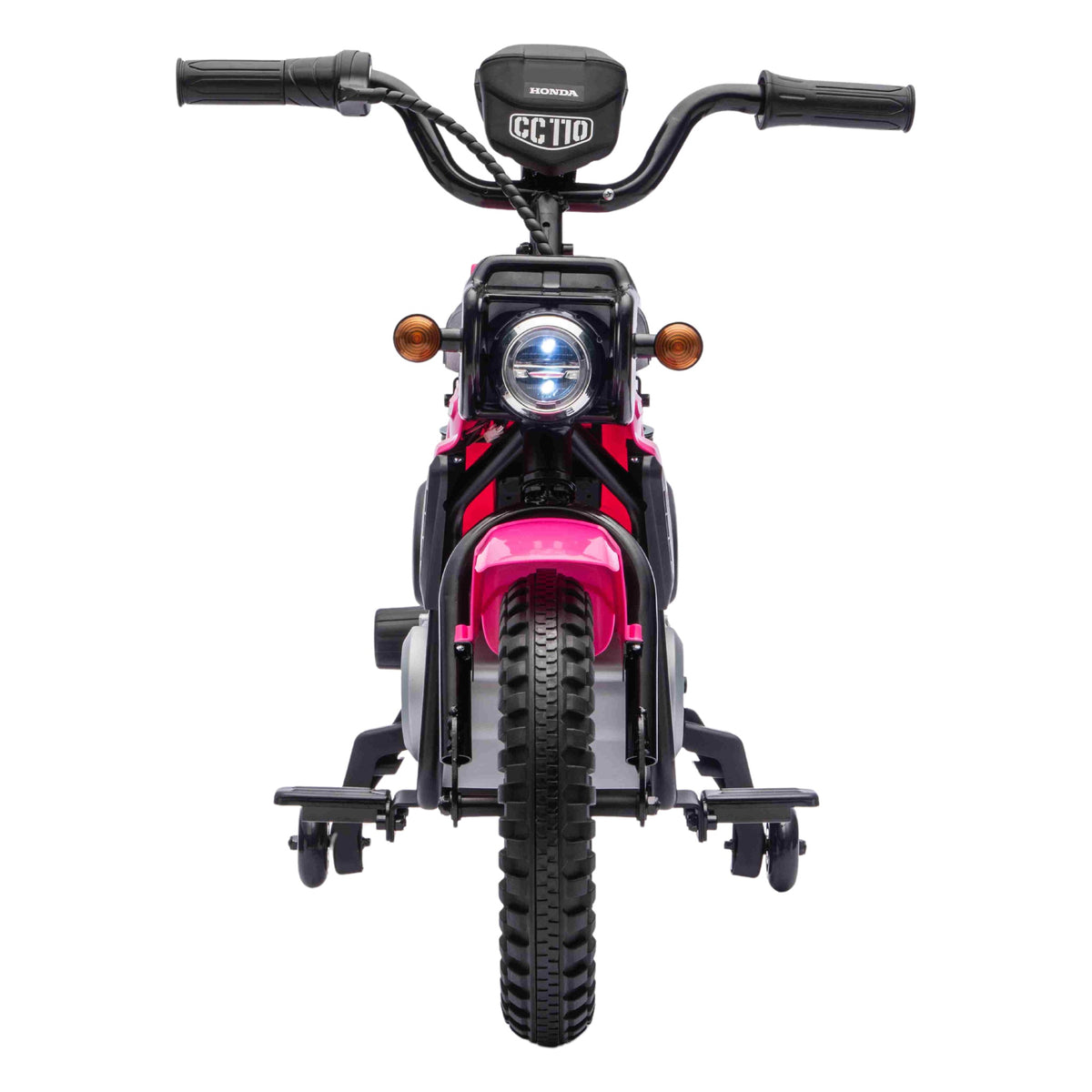 02-licensed-honda-cross-cub-110-24v-kids-electric-ride-on-motorbike-pink-front-view.jpg