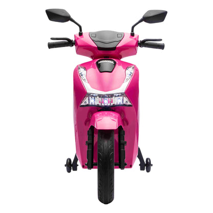 02-licensed-honda-sh125i-24v-kids-electric-ride-on-scooter-pink-front-view.jpg