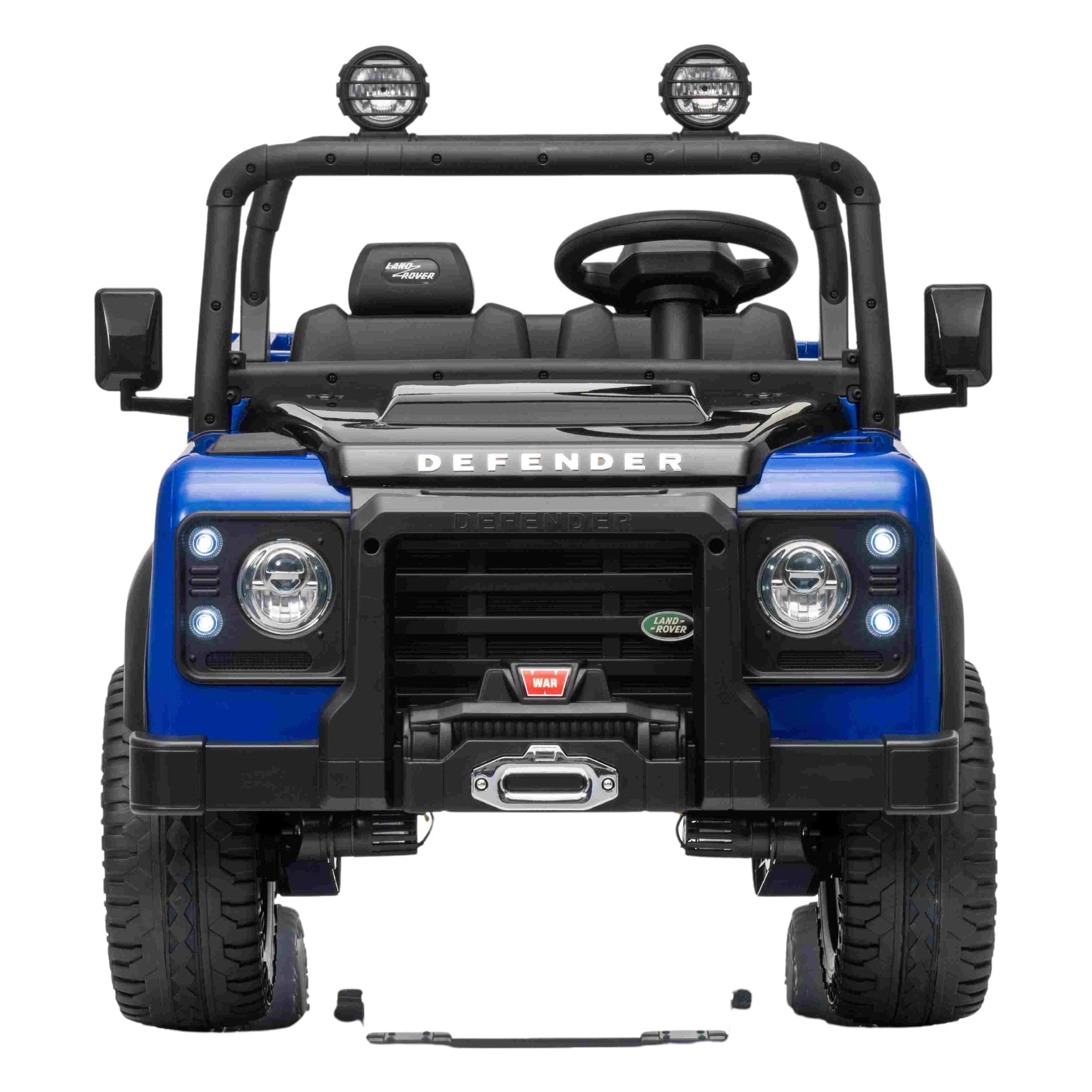 02-licensed-land-rover-defender-90-24v-kids-electric-ride-on-car-blue-front-view.jpg