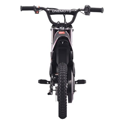 02-onemx-ex1-14-inch-kids-electric-pit-bike-pink-front-view.jpg