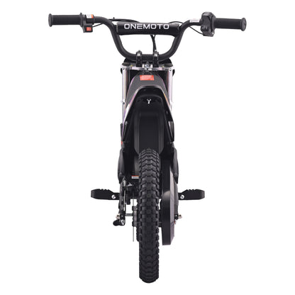 02-onemx-ex1-14-inch-kids-electric-pit-bike-purple-front-view.jpg