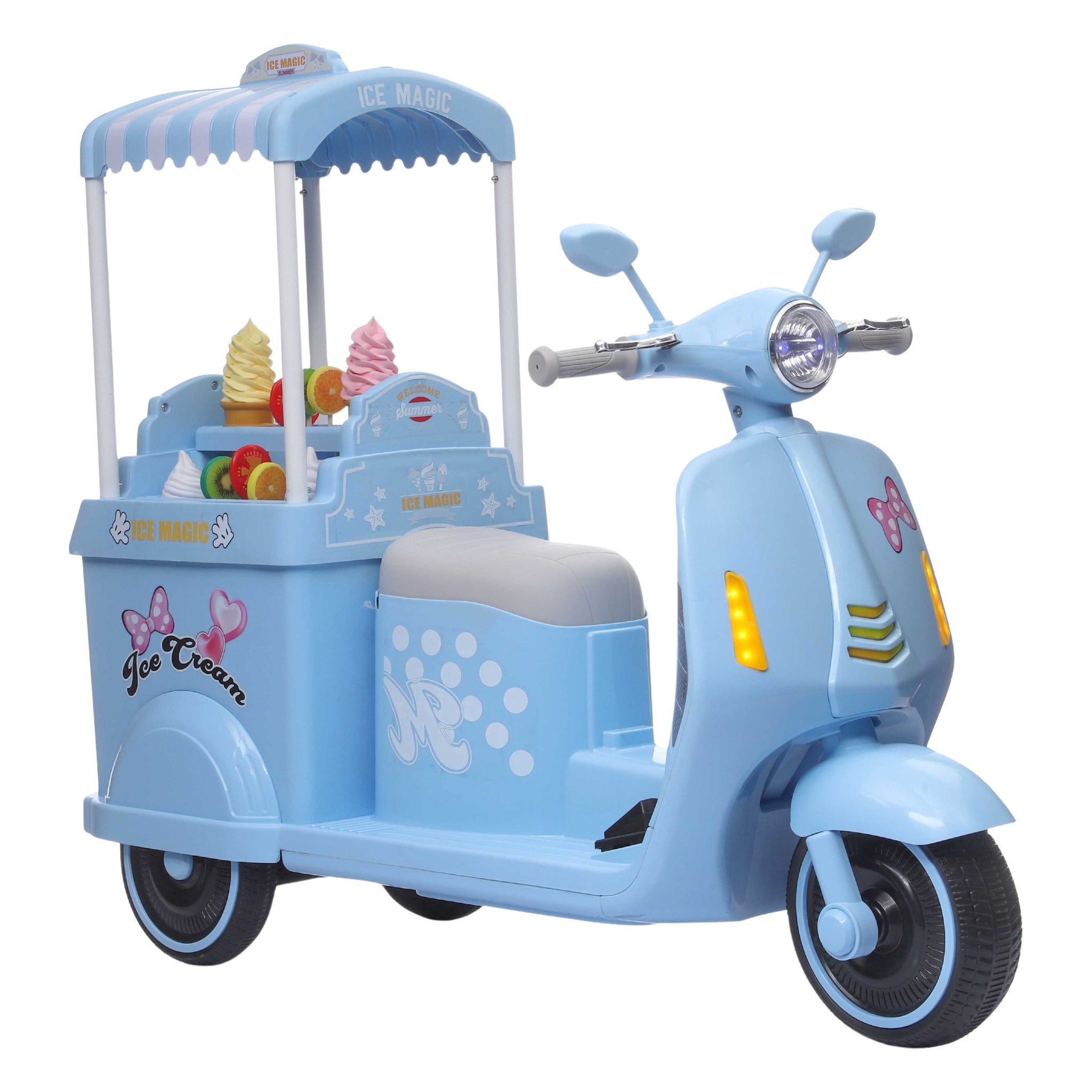 02-sweetscoops-12v-kids-ice-cream-ride-on-scooter-blue-front-side-view.jpg