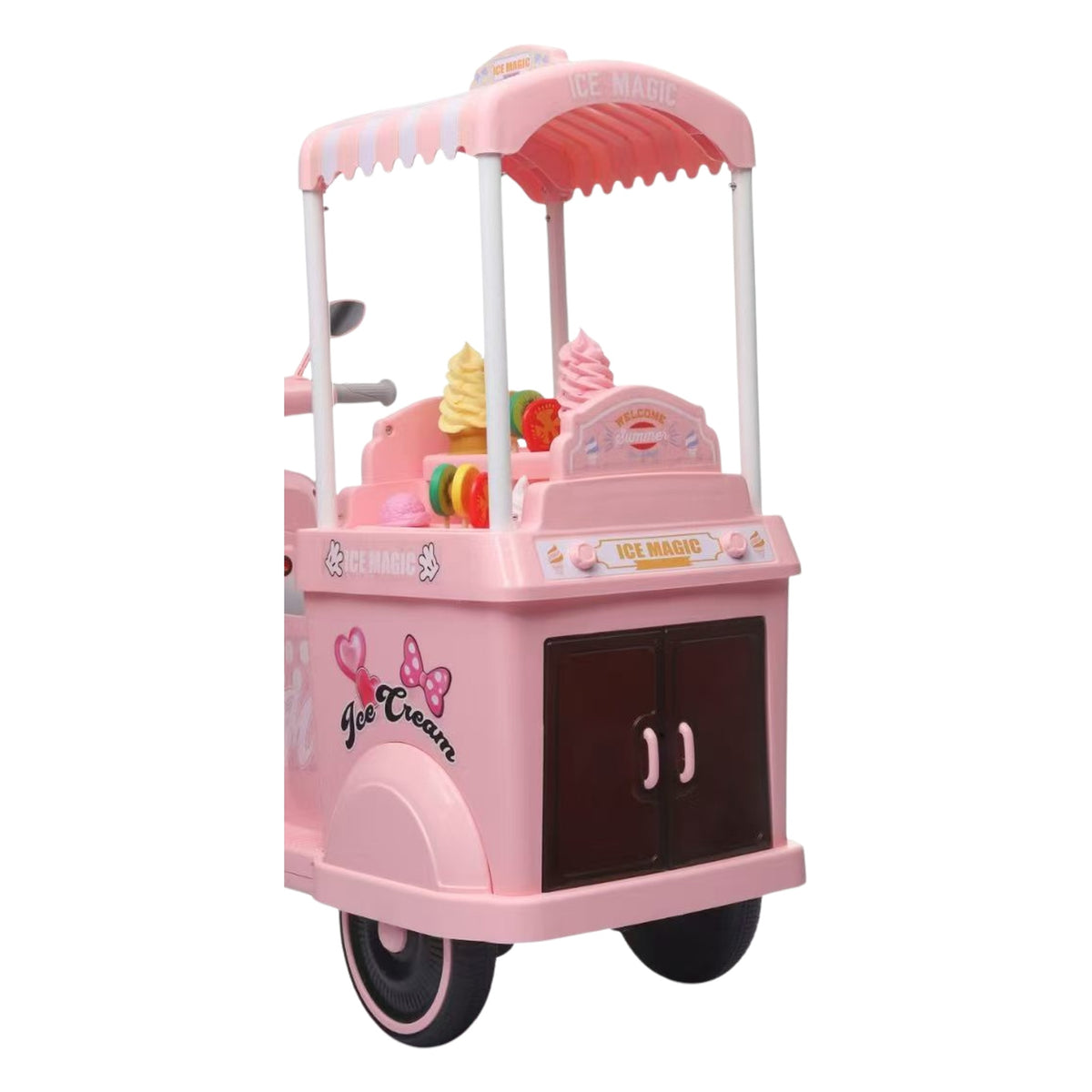 02-sweetscoops-12v-kids-ice-cream-ride-on-scooter-pink-rear-side-view.jpg
