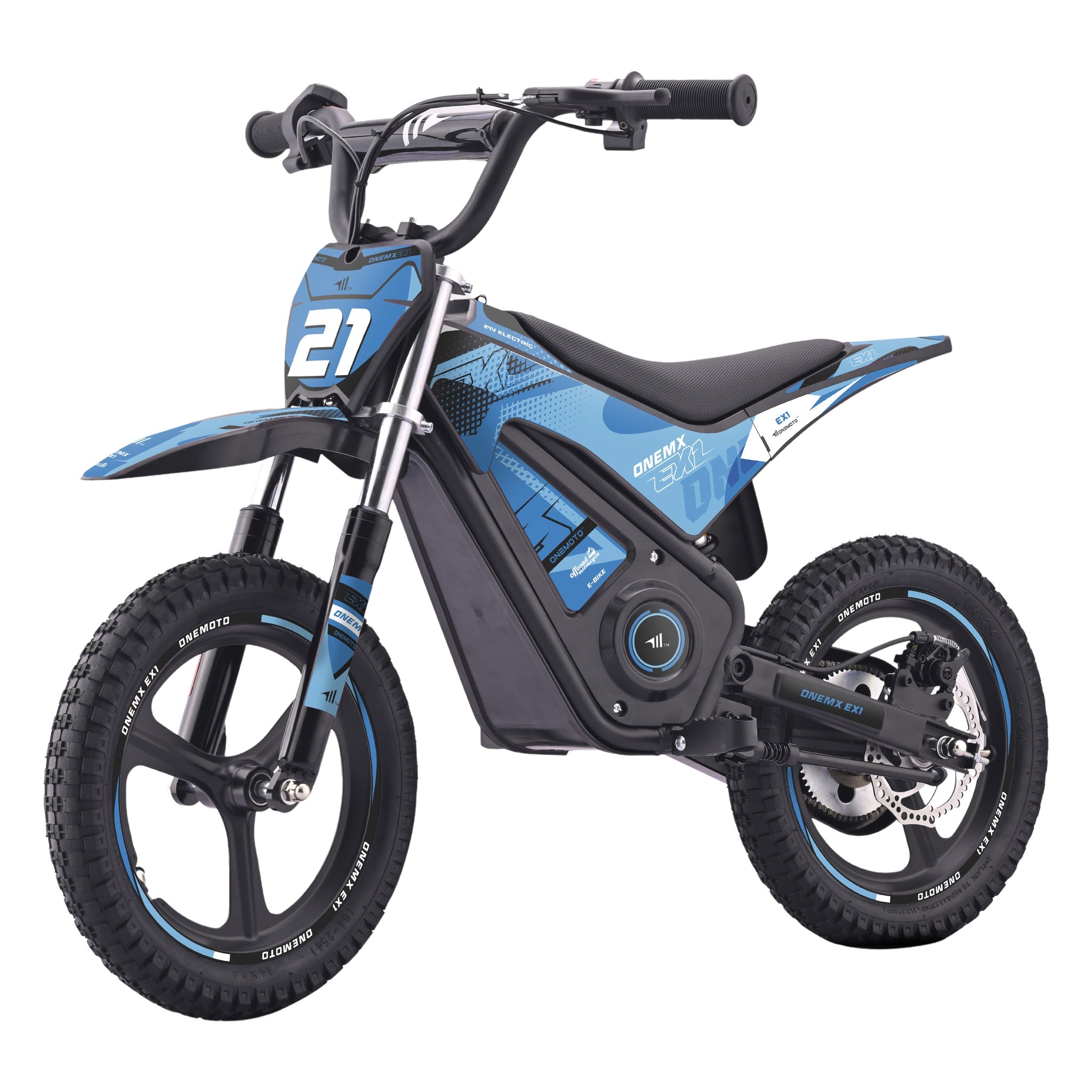 04-onemx-ex1-14-inch-kids-electric-pit-bike-blue-rear-side-view.jpg