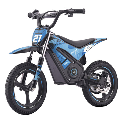 04-onemx-ex1-14-inch-kids-electric-pit-bike-blue-rear-side-view.jpg