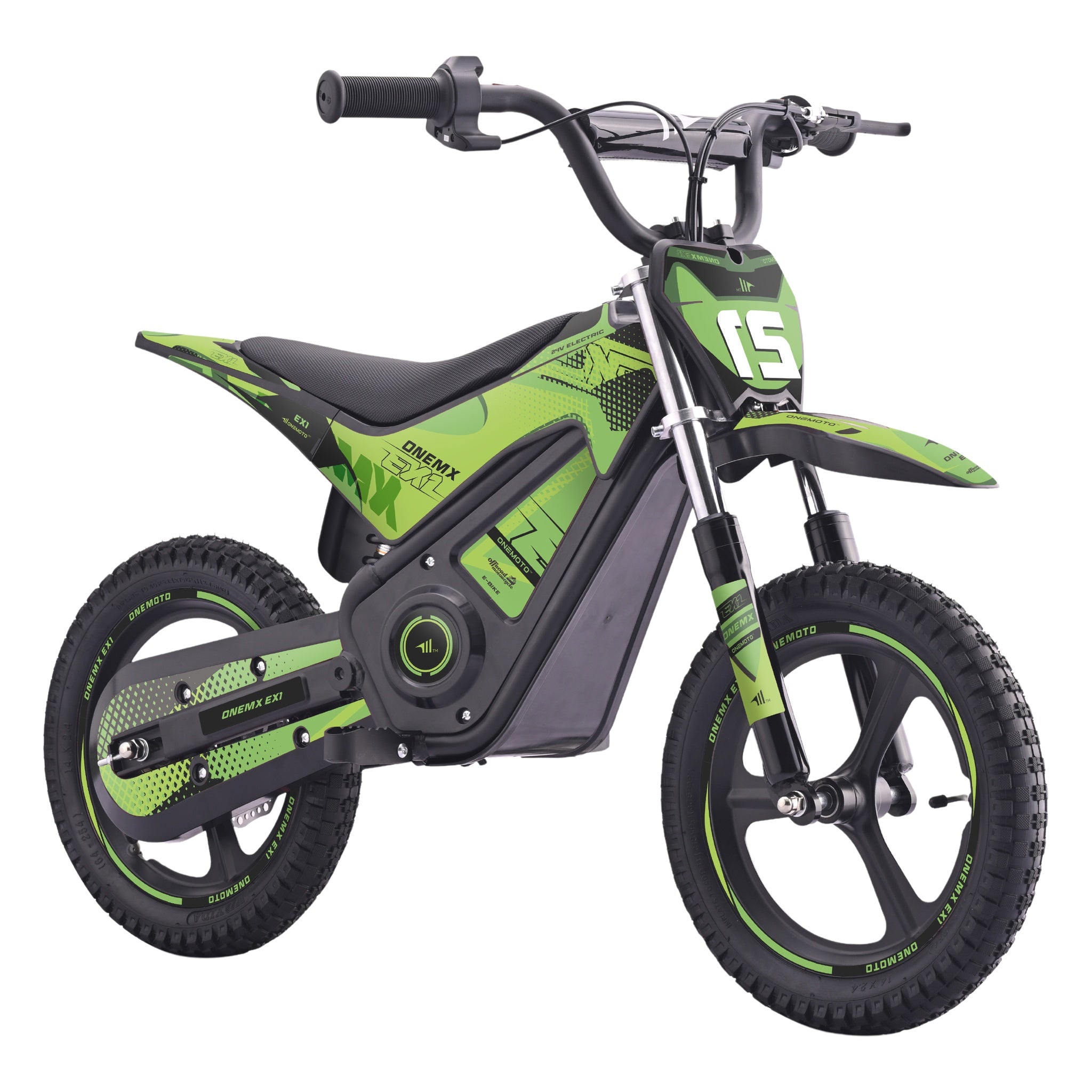 05-onemx-ex1-14-inch-kids-electric-pit-bike-green-front-side-view.jpg